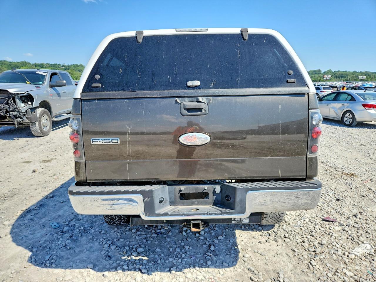 2008 Ford F150 Gray vin: 1FTRX14W68FC34871