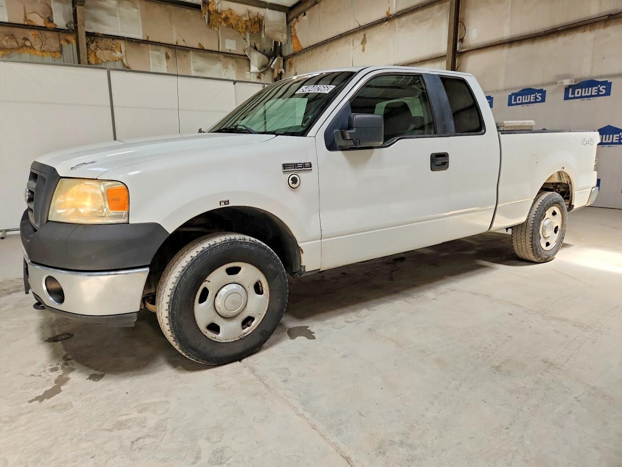 2008 Ford F150 White vin: 1FTRX14W68KC89294