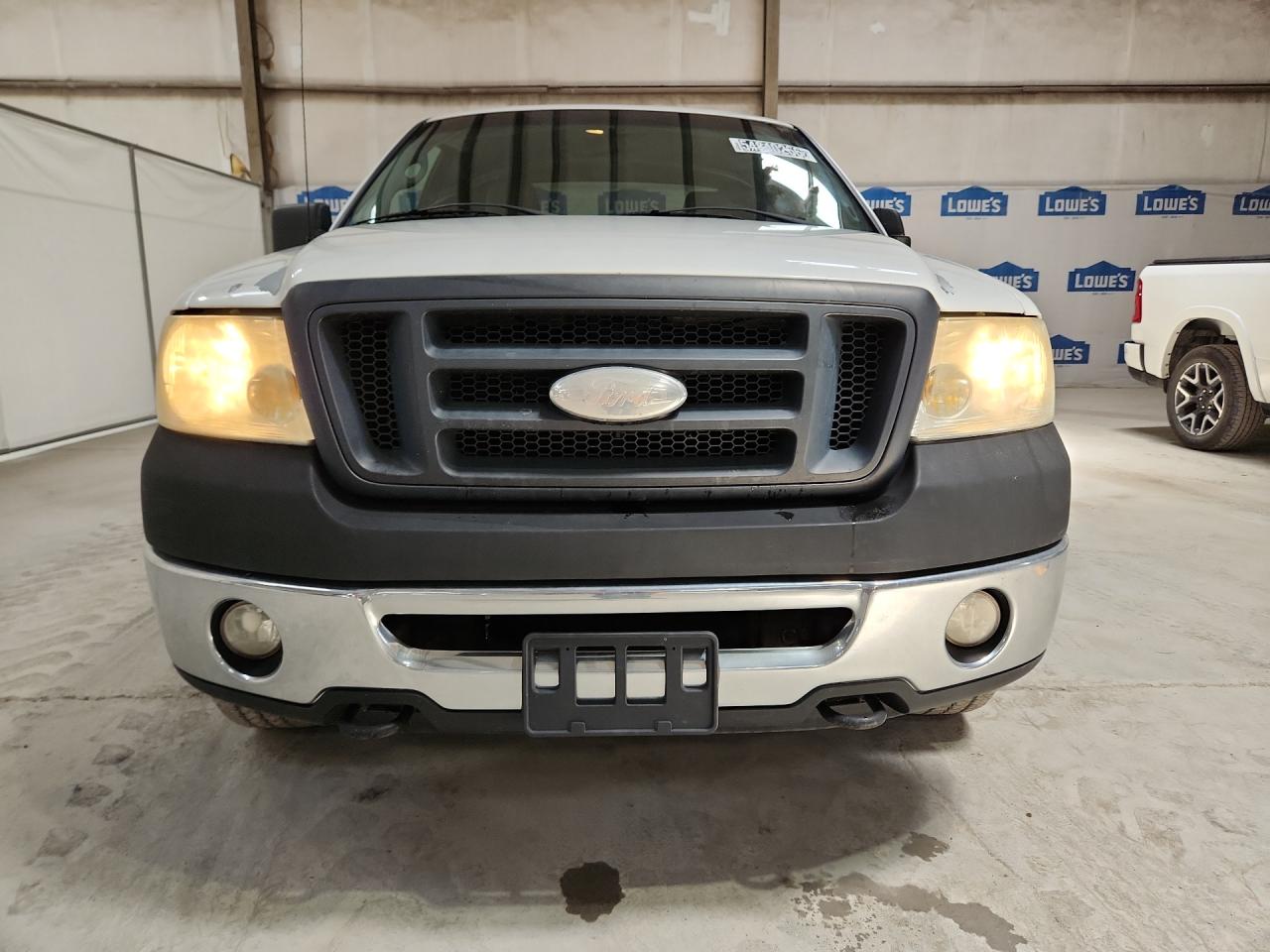 2008 Ford F150 White vin: 1FTRX14W68KC89294 Damage: Left Head Lamp, Faded, Repair Required