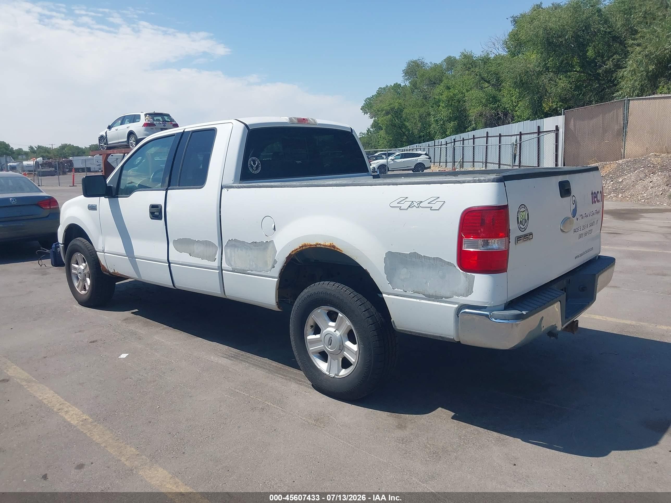 2004 Ford F-150 Stx/xl/xlt Белый vin: 1FTRX14W74NB24119