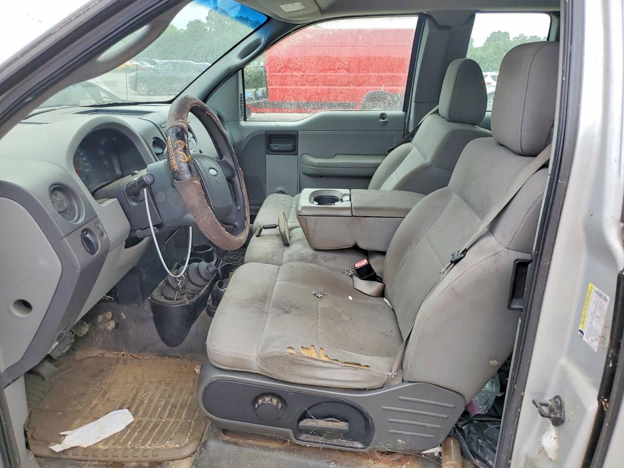 2005 Ford F150 Silver vin: 1FTRX14W75KC36860