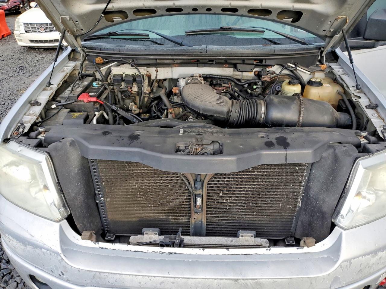 2006 Ford F150 Silver vin: 1FTRX14W76NA37114