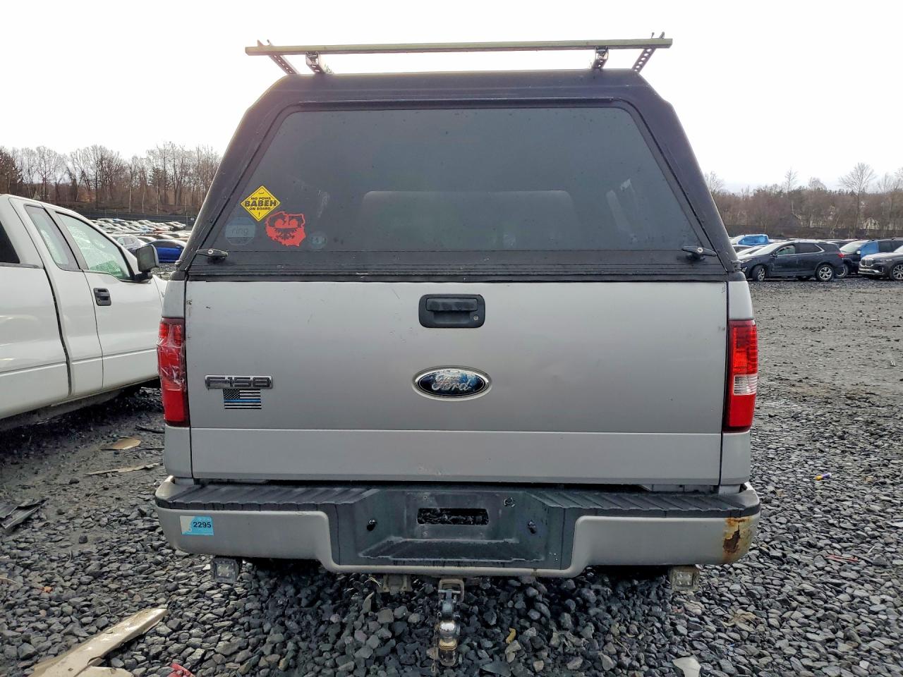 2006 Ford F150 Silver vin: 1FTRX14W76NA37114