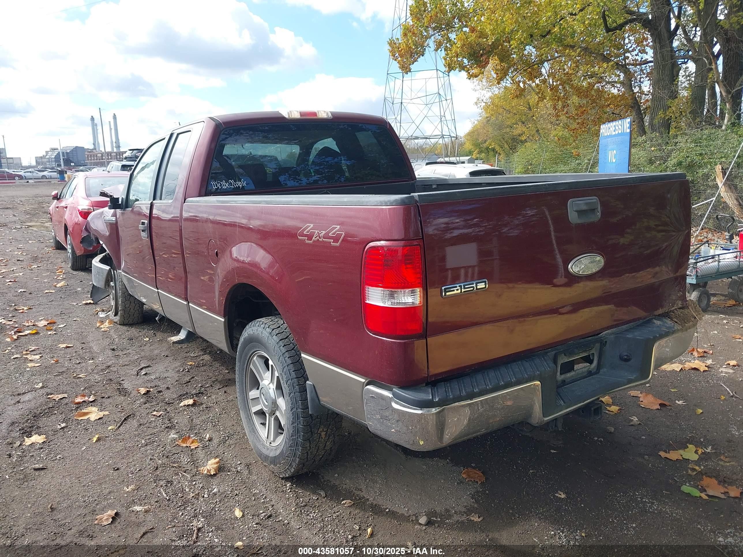 2006 Ford F-150 Stx/xl/xlt Red vin: 1FTRX14W76NA70369