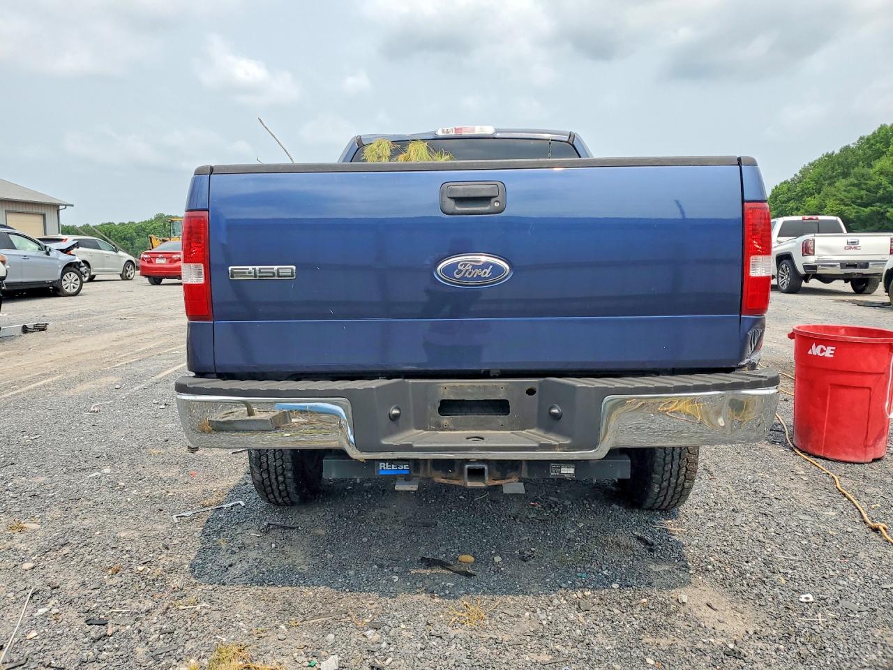 2006 Ford F150 Blue vin: 1FTRX14W76NB74408