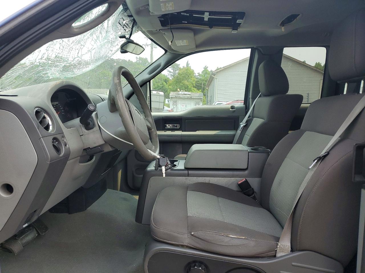 2006 Ford F150 Blue vin: 1FTRX14W76NB74408