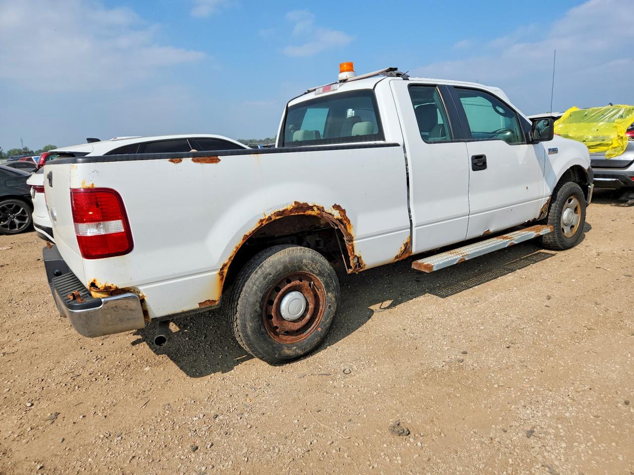 2007 Ford F150 Белый vin: 1FTRX14W77KB49415