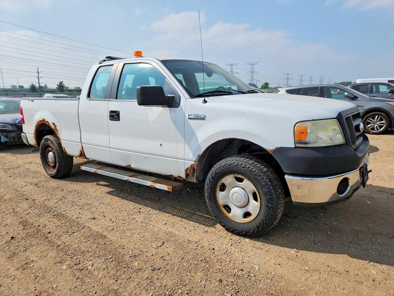 2007 Ford F150 Белый vin: 1FTRX14W77KB49415