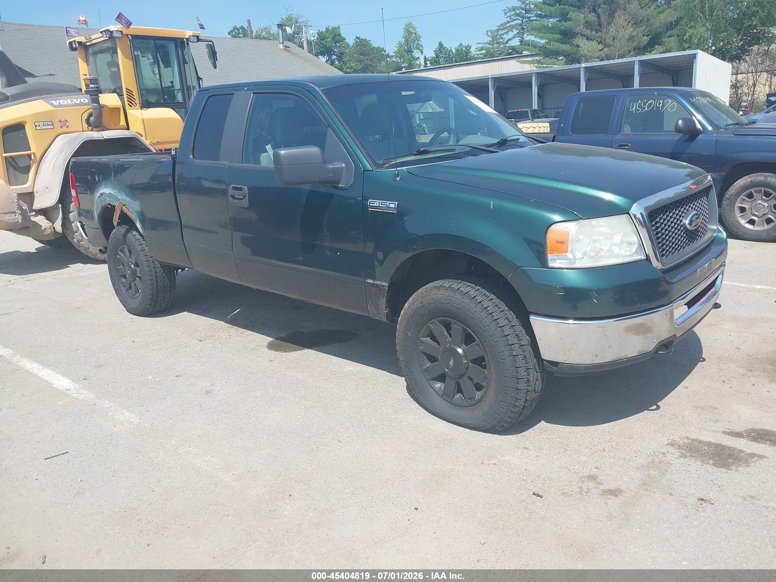 2007 Ford F-150 Fx4/stx/xl/xlt Green vin: 1FTRX14W77NA00212