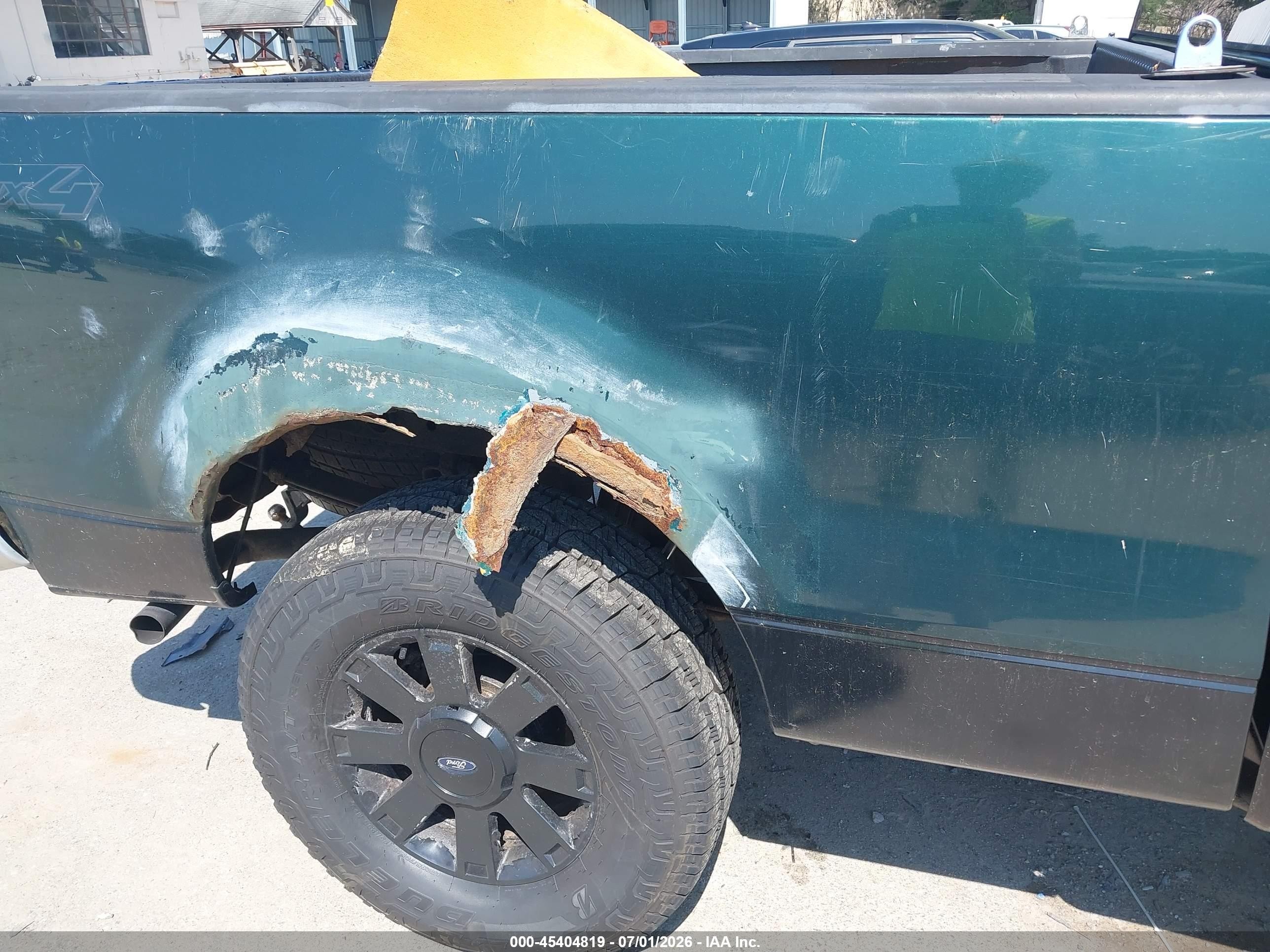 2007 Ford F-150 Fx4/stx/xl/xlt Green vin: 1FTRX14W77NA00212