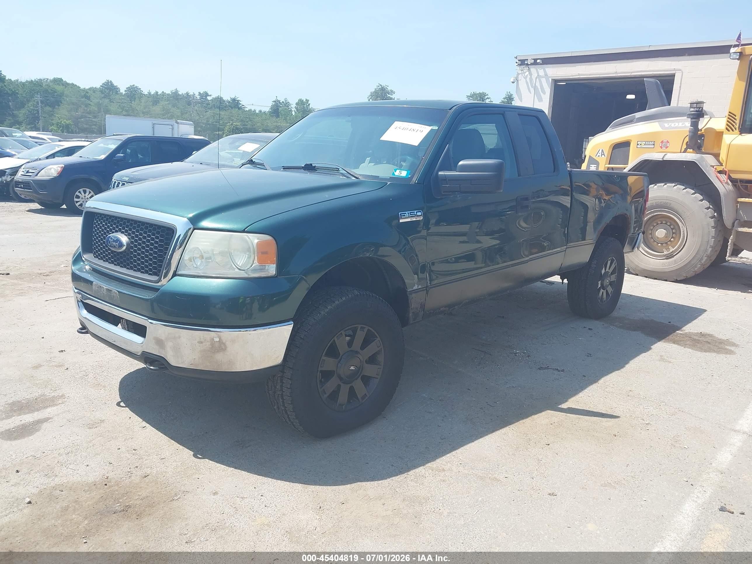 2007 Ford F-150 Fx4/stx/xl/xlt Green vin: 1FTRX14W77NA00212