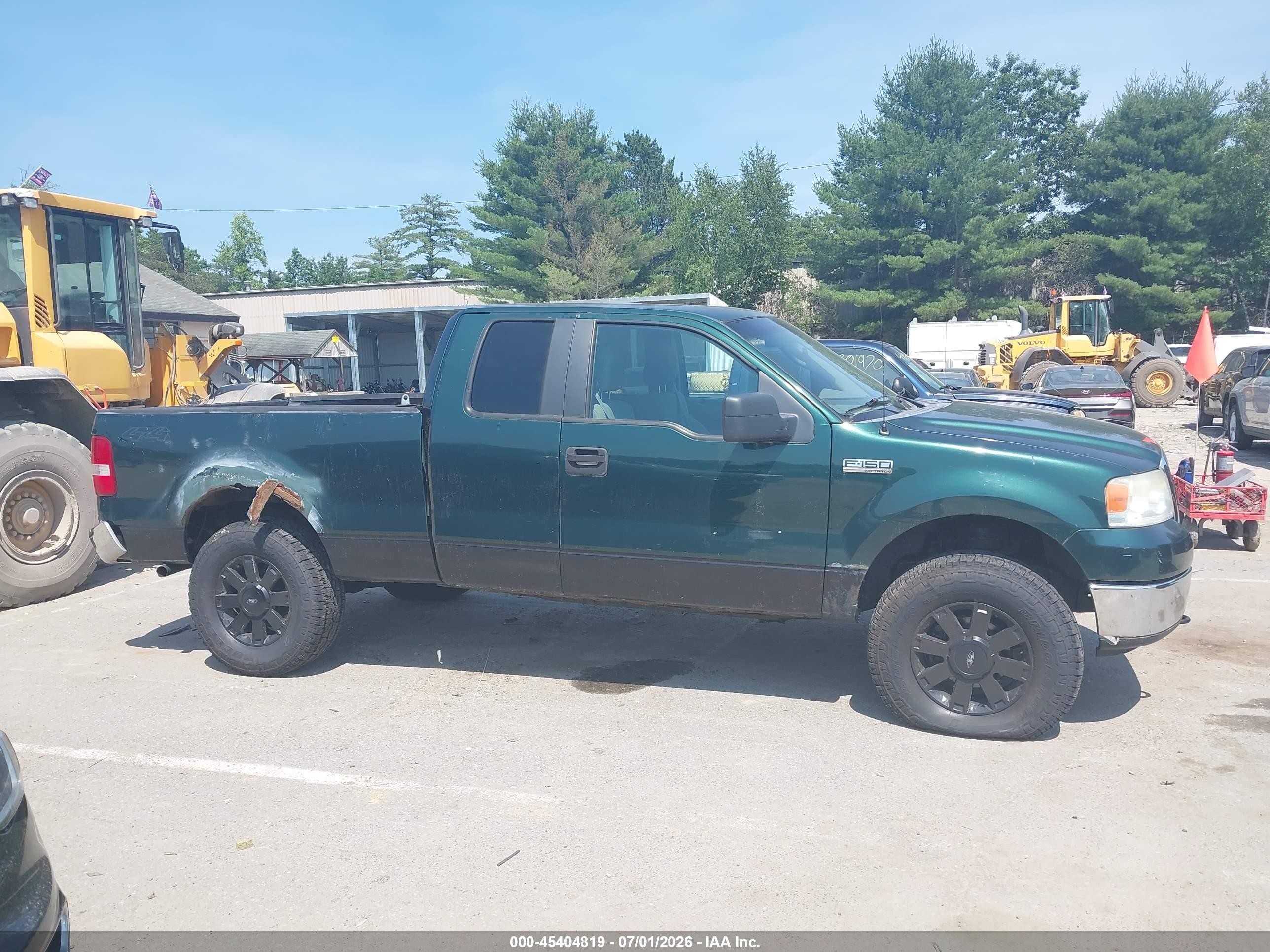 2007 Ford F-150 Fx4/stx/xl/xlt Green vin: 1FTRX14W77NA00212