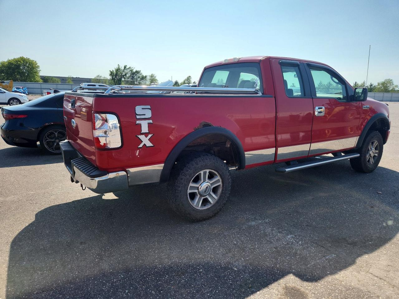 2008 Ford F150 Red vin: 1FTRX14W78FC12457