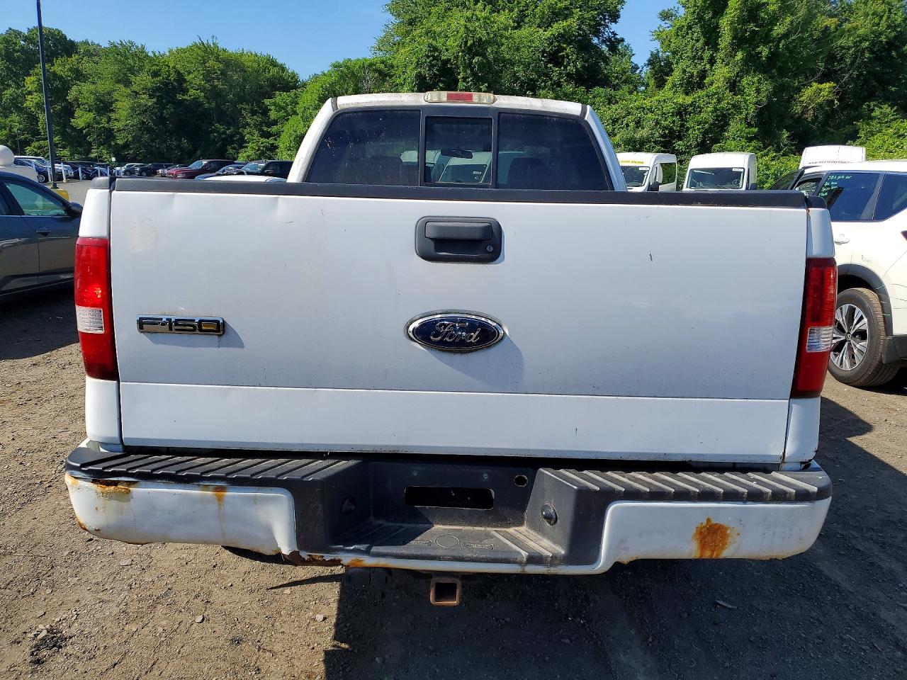 2008 Ford F150 White vin: 1FTRX14W78FC19442