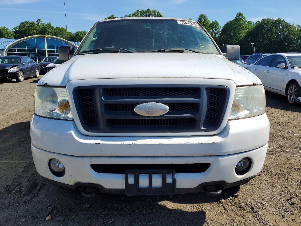2008 Ford F150 White vin: 1FTRX14W78FC19442