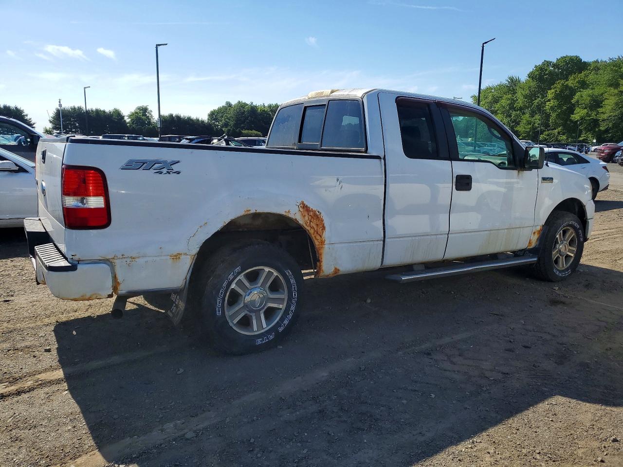 2008 Ford F150 White vin: 1FTRX14W78FC19442