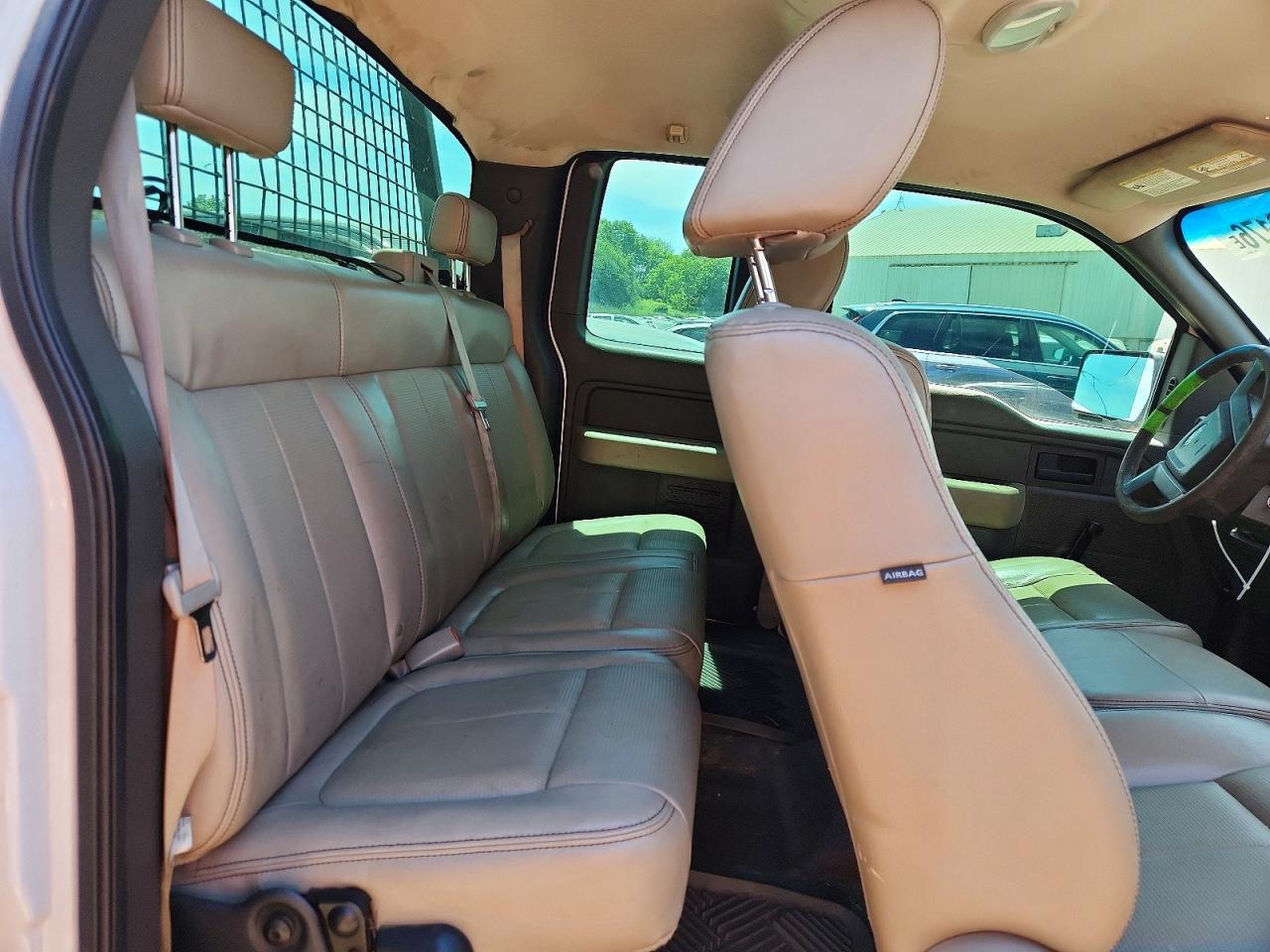 2009 Ford F150 Super Cab White vin: 1FTRX14W79FA02152