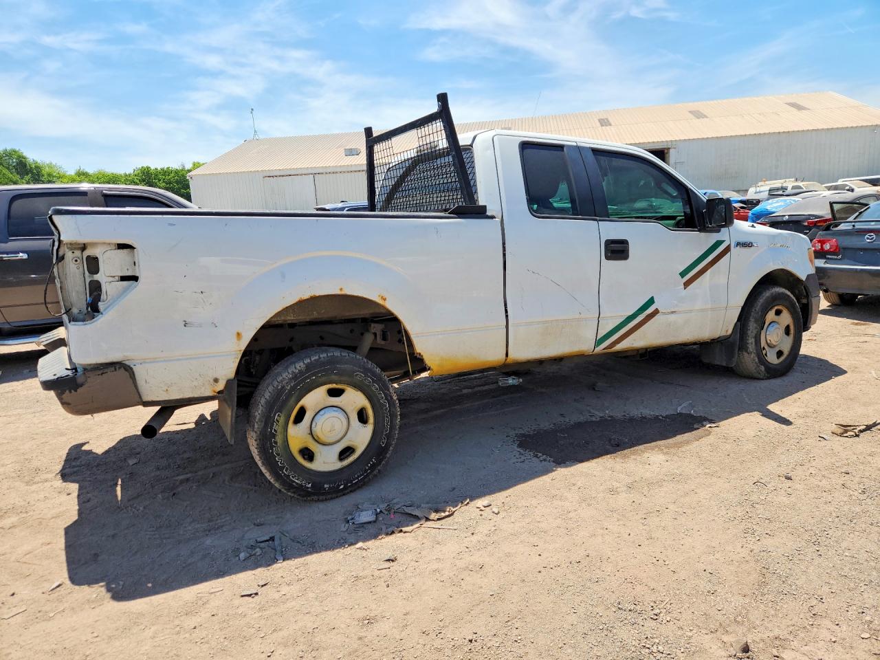 2009 Ford F150 Super Cab White vin: 1FTRX14W79FA02152