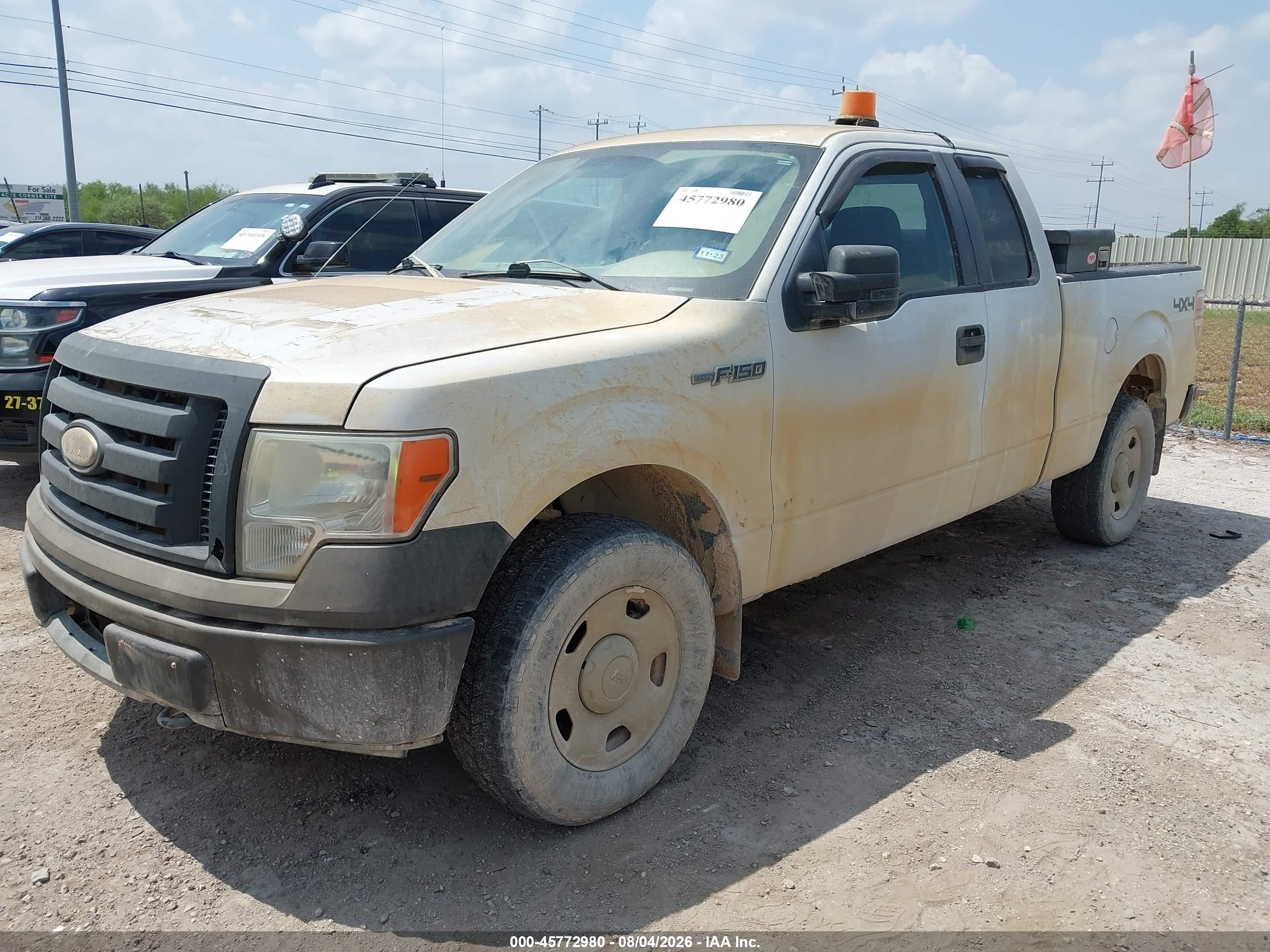 2009 Ford F-150 Stx/xl White vin: 1FTRX14W79KC83568