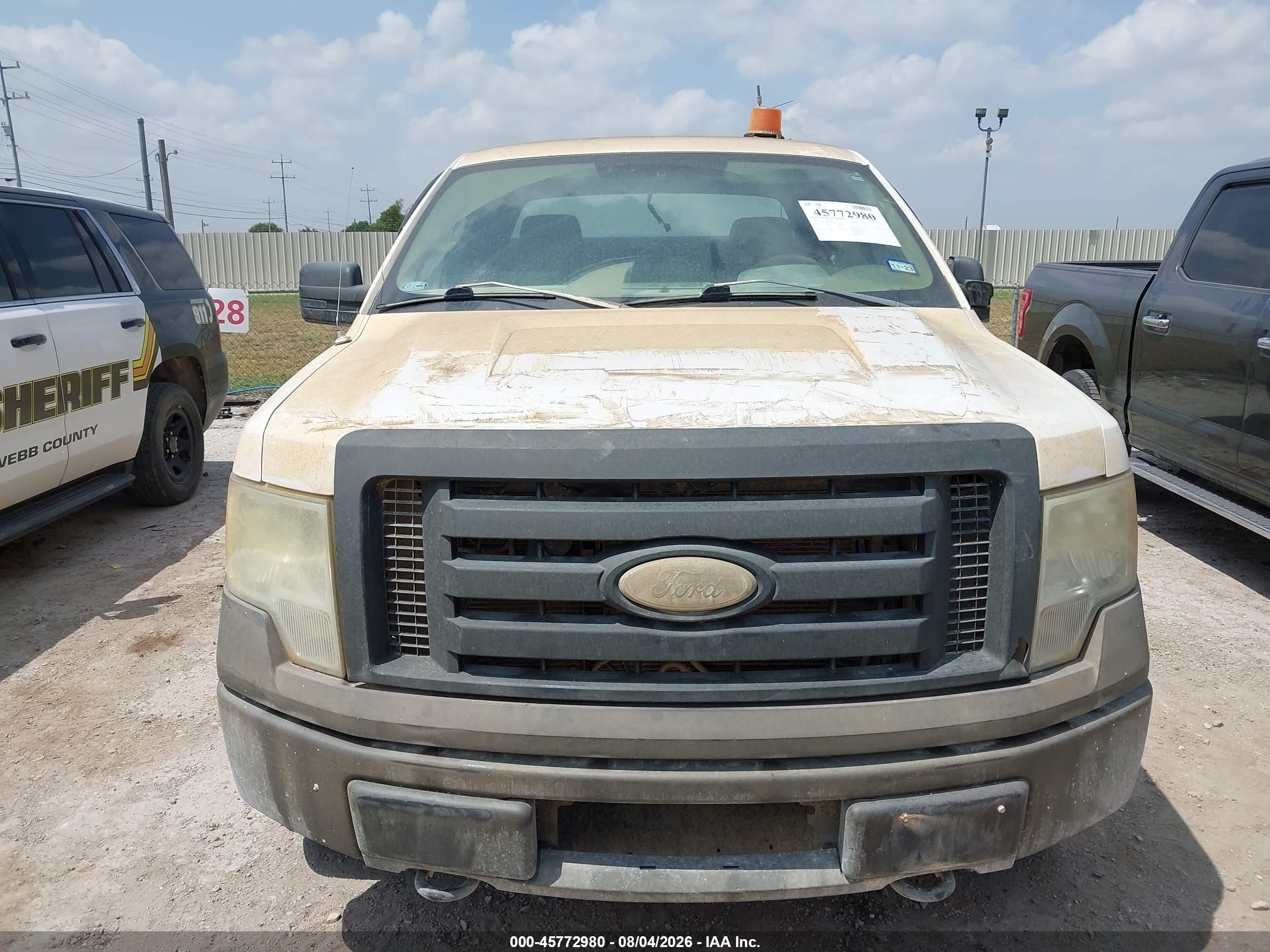 2009 Ford F-150 Stx/xl White vin: 1FTRX14W79KC83568