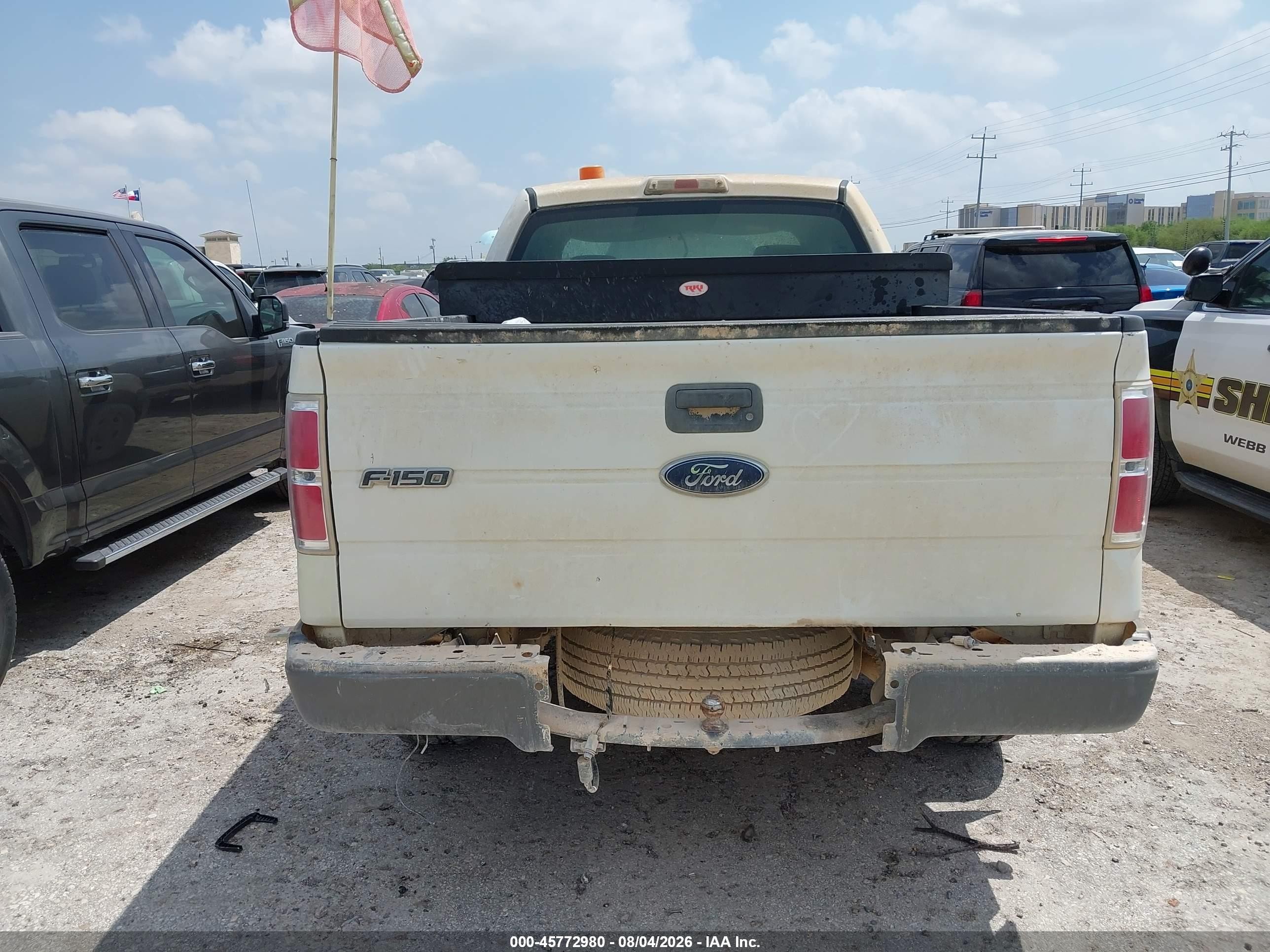 2009 Ford F-150 Stx/xl White vin: 1FTRX14W79KC83568