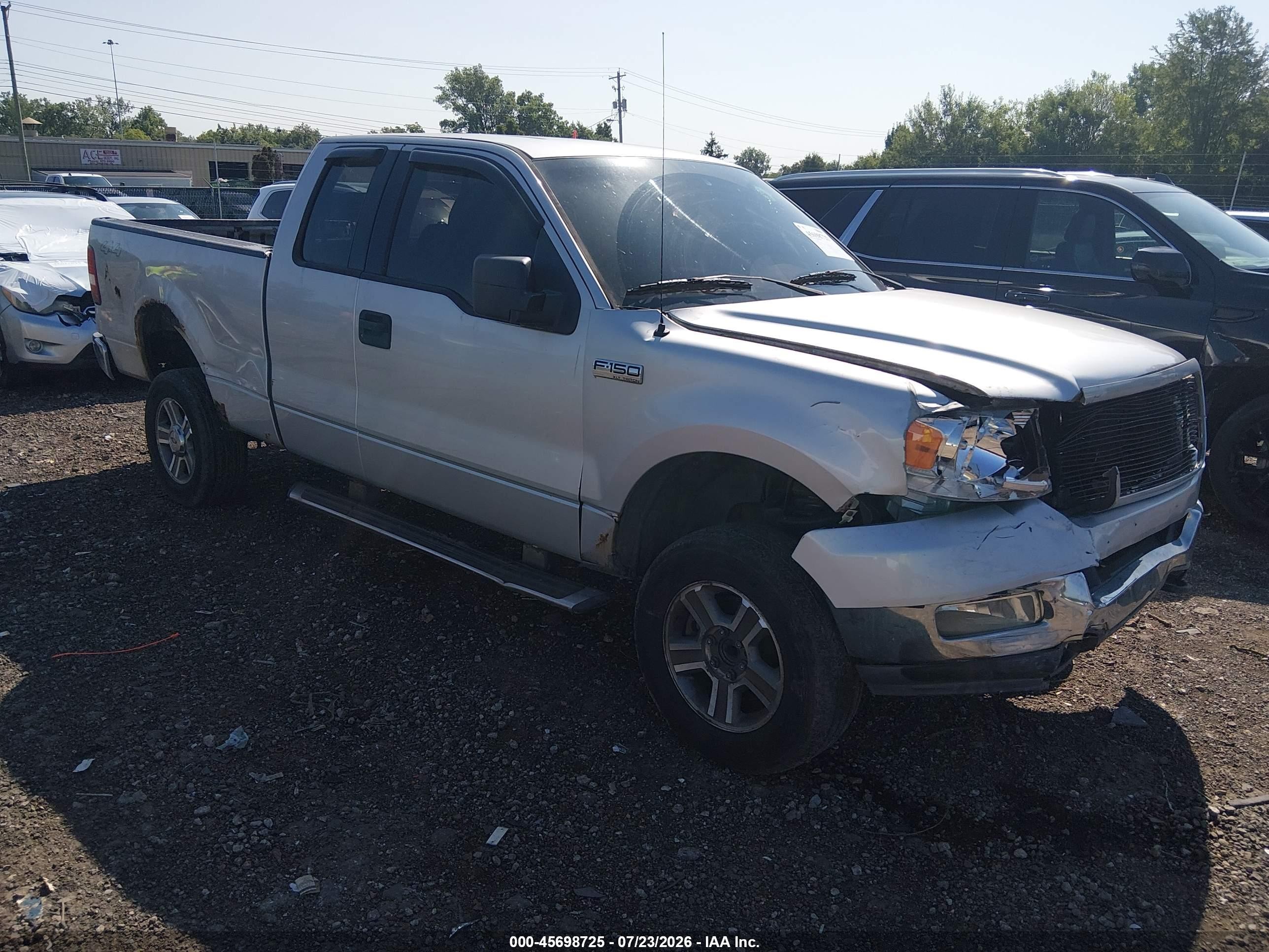 2004 Ford F-150 Stx/xl/xlt Silver vin: 1FTRX14W84FA17428