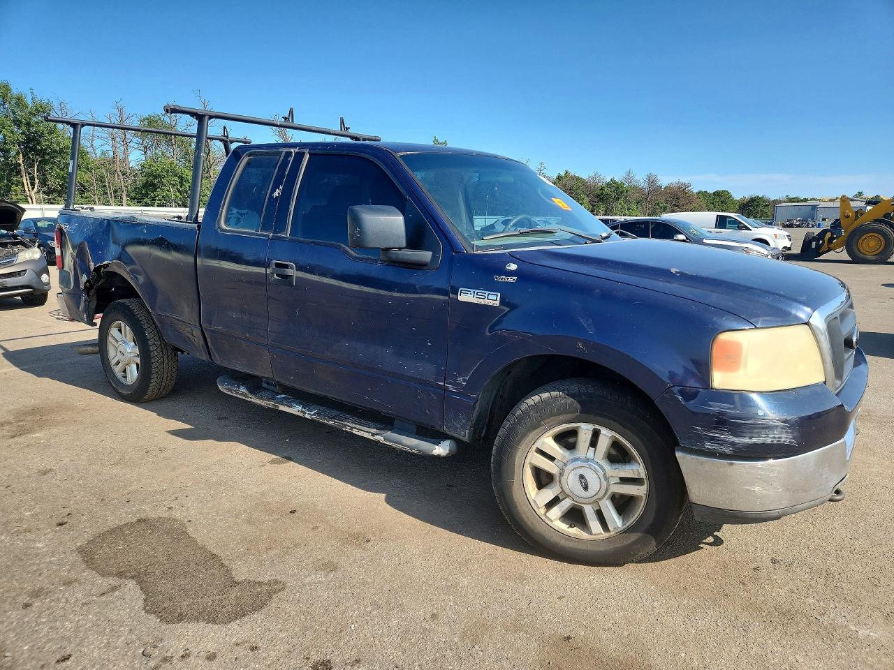 2004 Ford F150 Blue vin: 1FTRX14W84NA29200