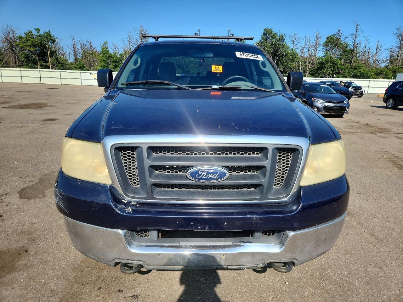 2004 Ford F150 Blue vin: 1FTRX14W84NA29200
