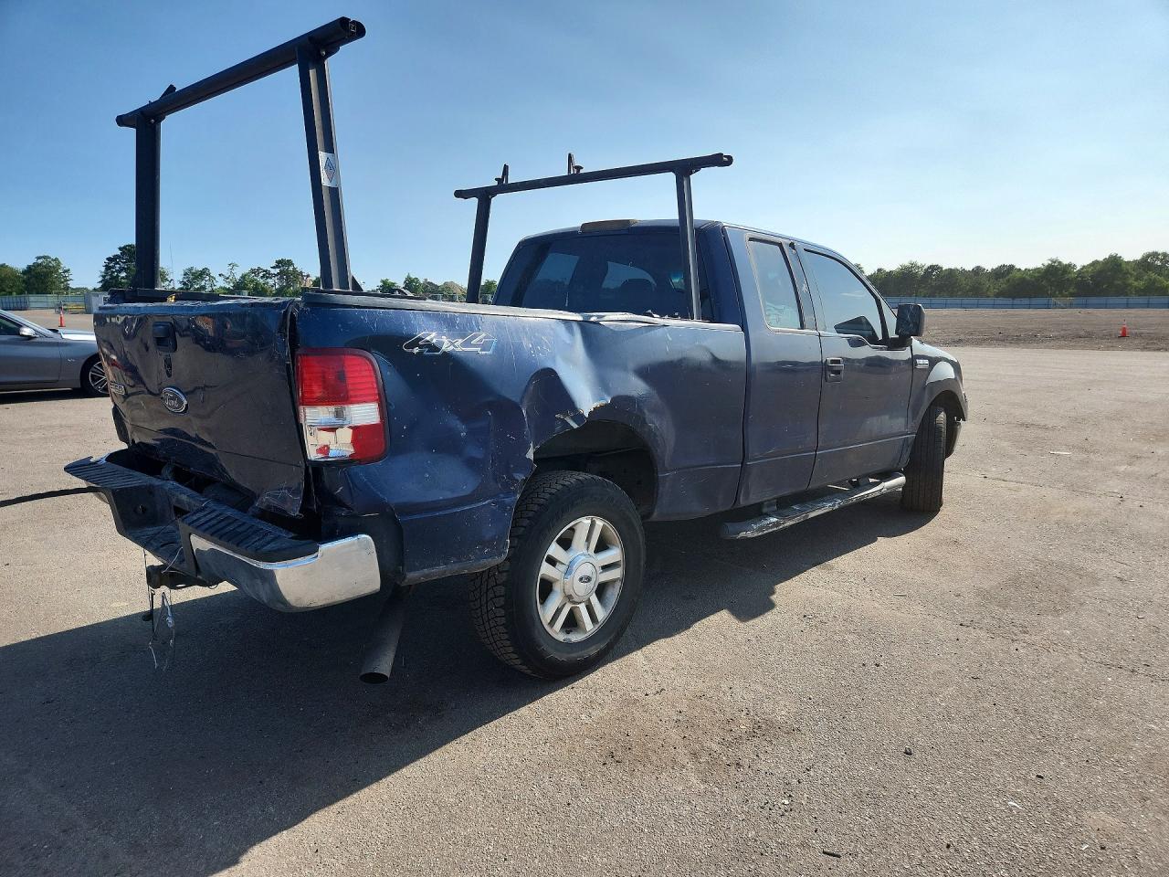 2004 Ford F150 Blue vin: 1FTRX14W84NA29200