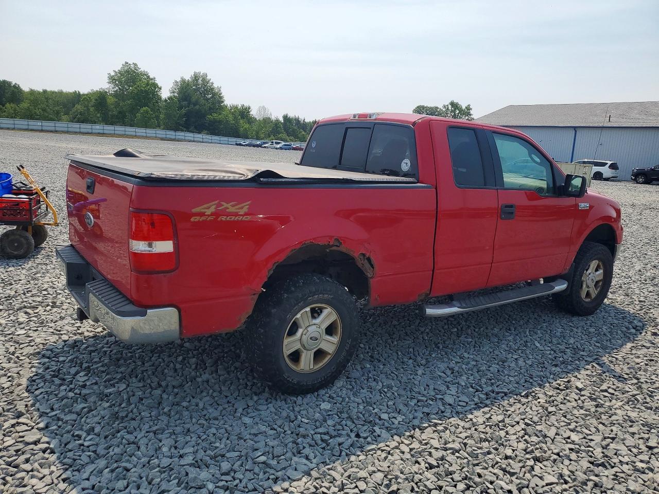 2004 Ford F150 Red vin: 1FTRX14W84NA40522