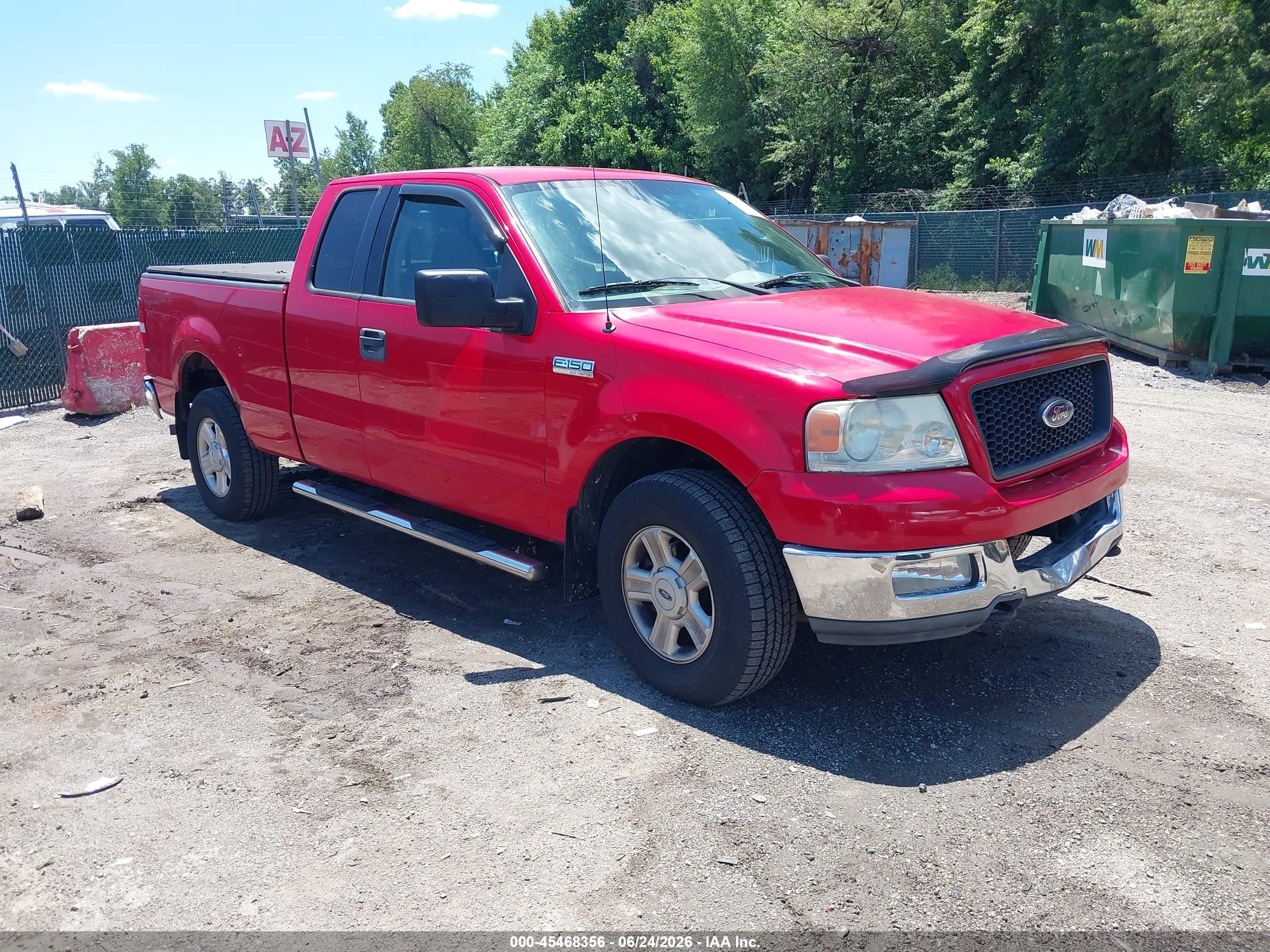2004 Ford F-150 Stx/xl/xlt Красный vin: 1FTRX14W84NA77926