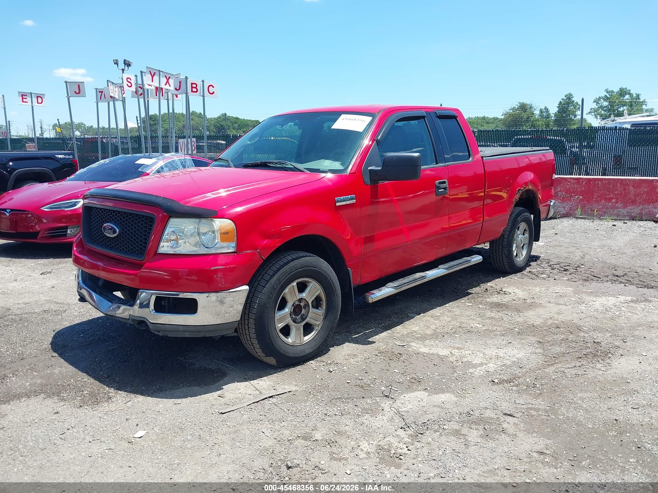 2004 Ford F-150 Stx/xl/xlt Красный vin: 1FTRX14W84NA77926