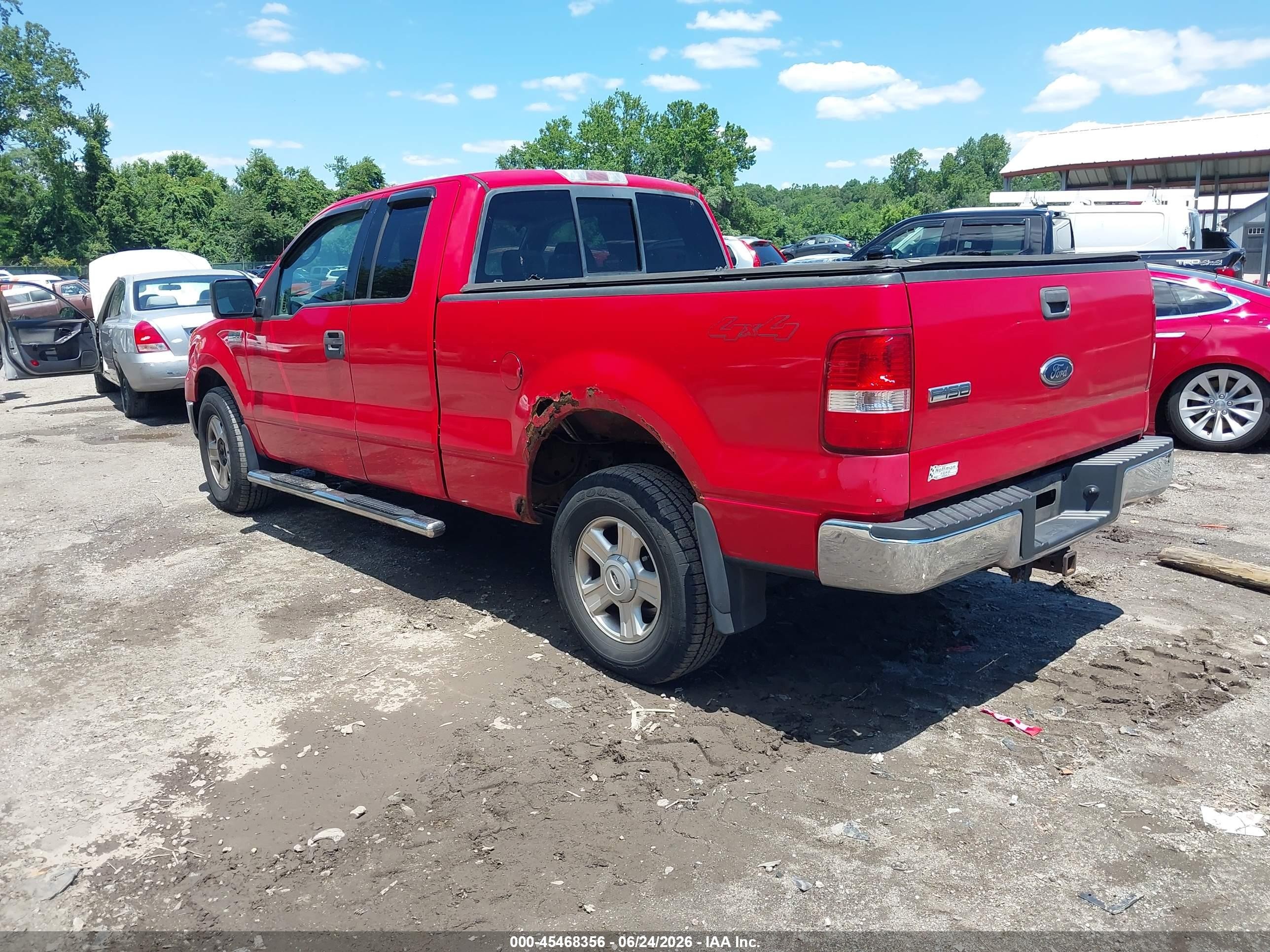 2004 Ford F-150 Stx/xl/xlt Красный vin: 1FTRX14W84NA77926