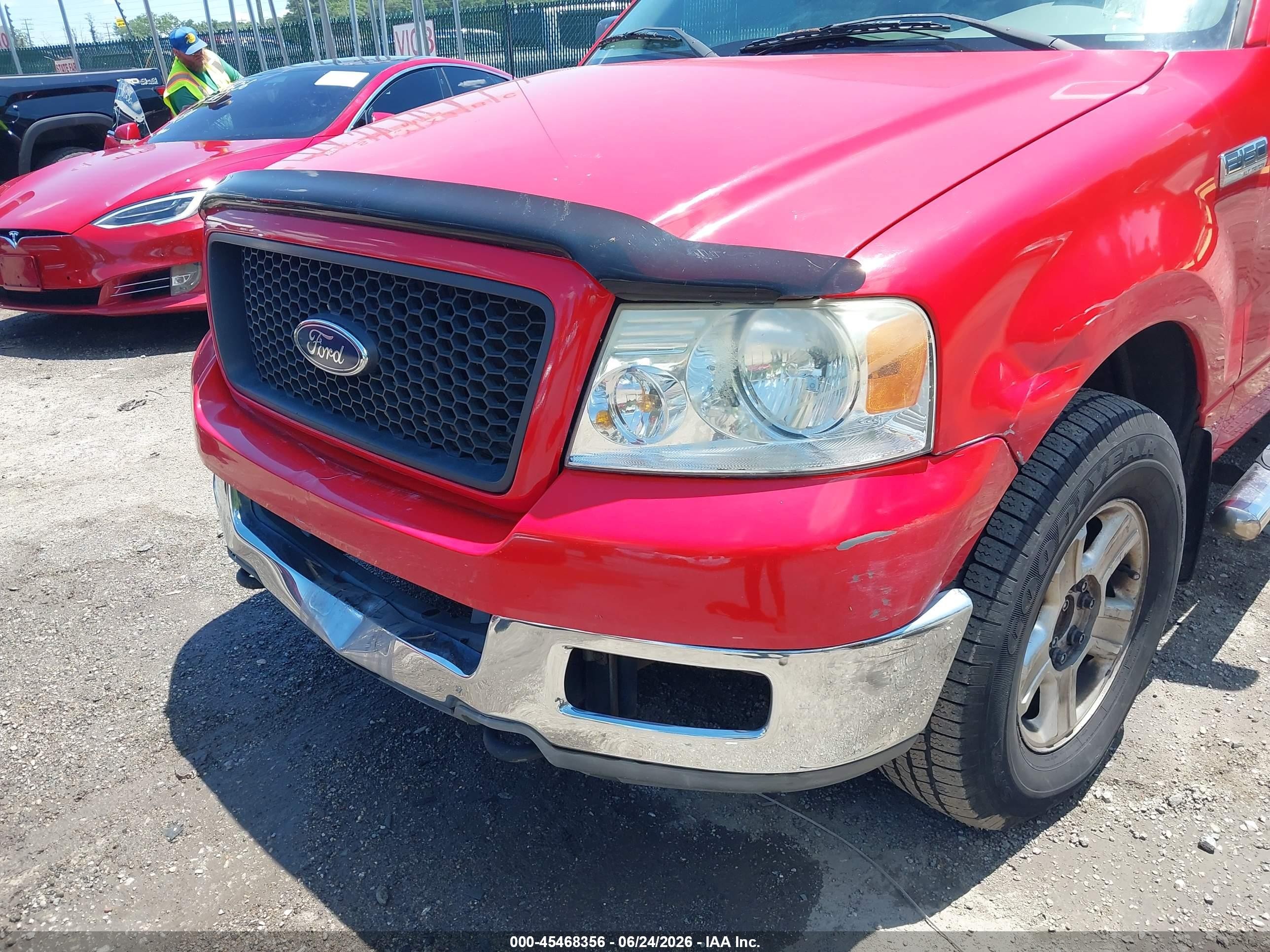 2004 Ford F-150 Stx/xl/xlt Красный vin: 1FTRX14W84NA77926