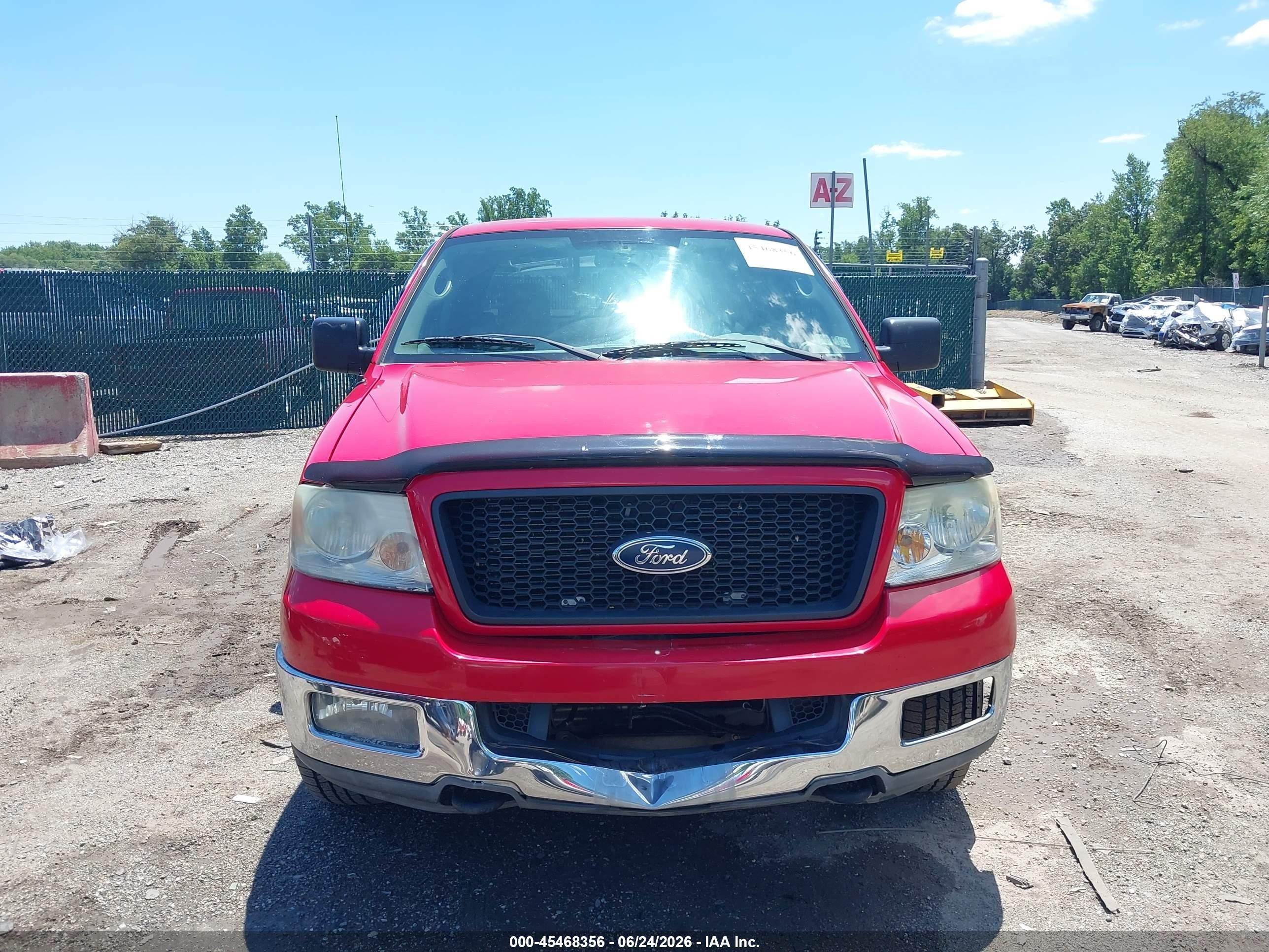 2004 Ford F-150 Stx/xl/xlt Красный vin: 1FTRX14W84NA77926