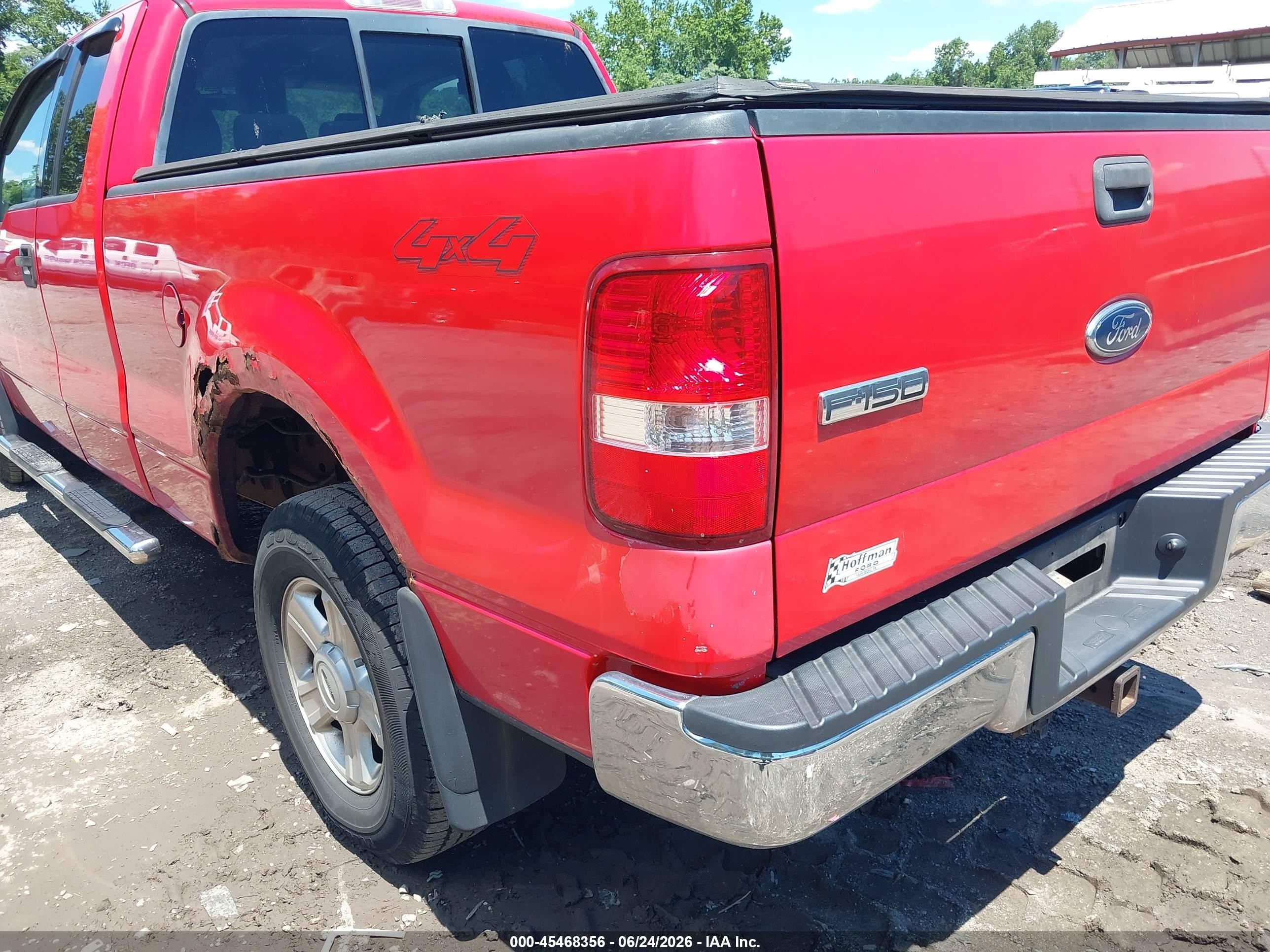 2004 Ford F-150 Stx/xl/xlt Красный vin: 1FTRX14W84NA77926