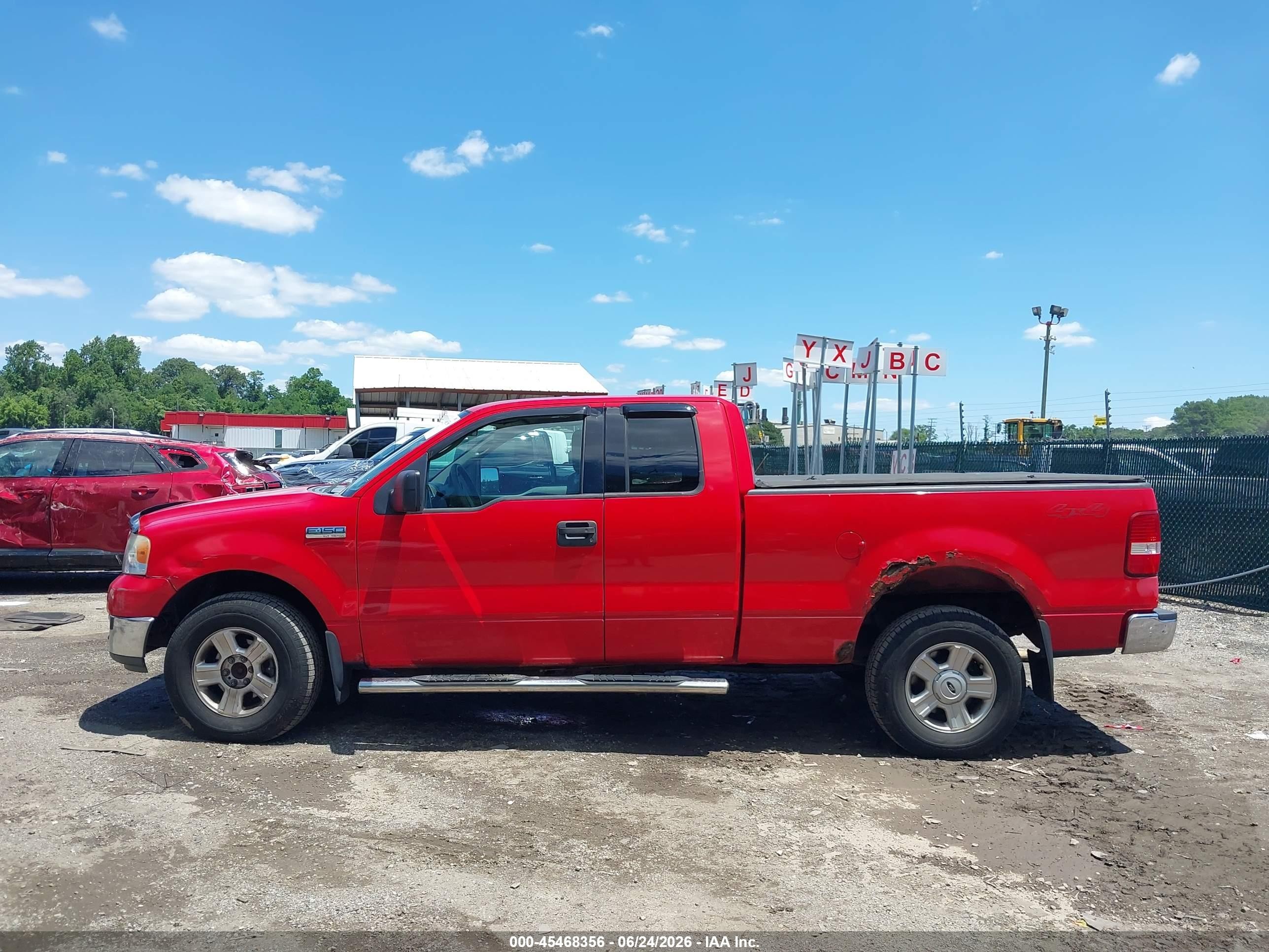 2004 Ford F-150 Stx/xl/xlt Красный vin: 1FTRX14W84NA77926