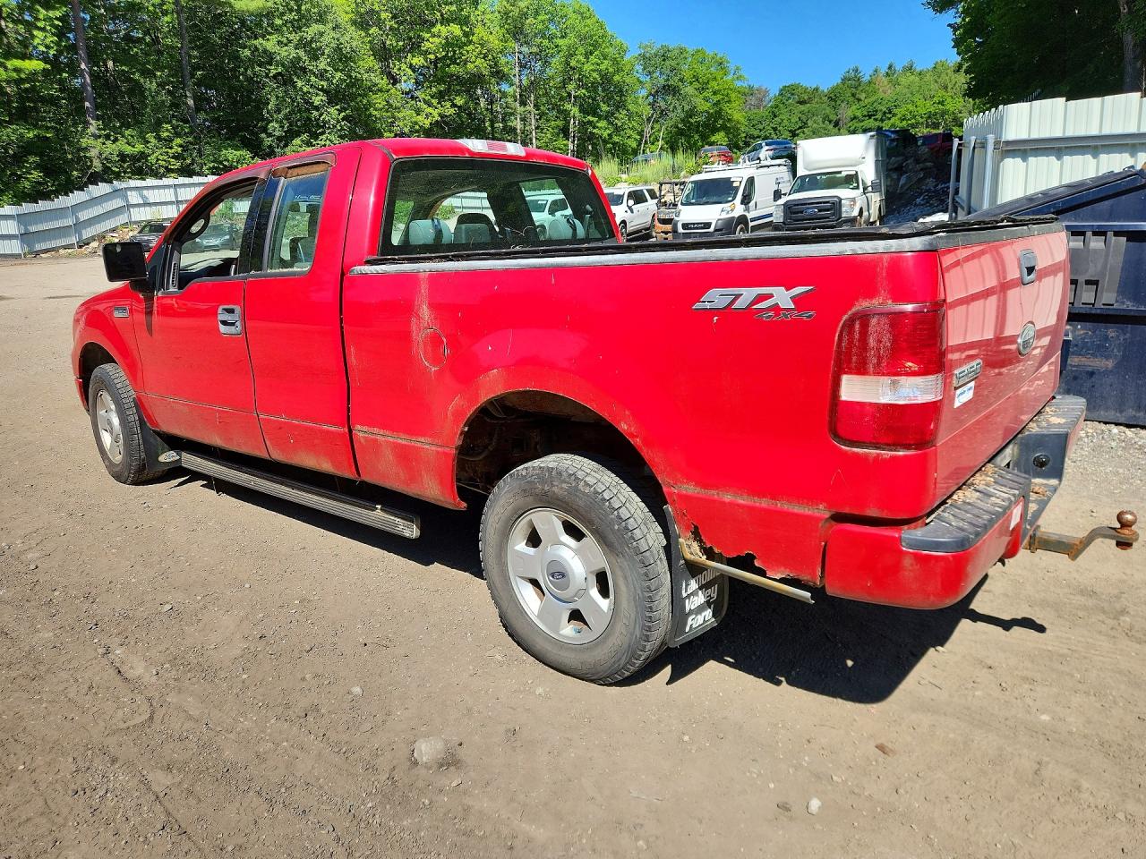 2004 Ford F150 Red vin: 1FTRX14W84NC60307