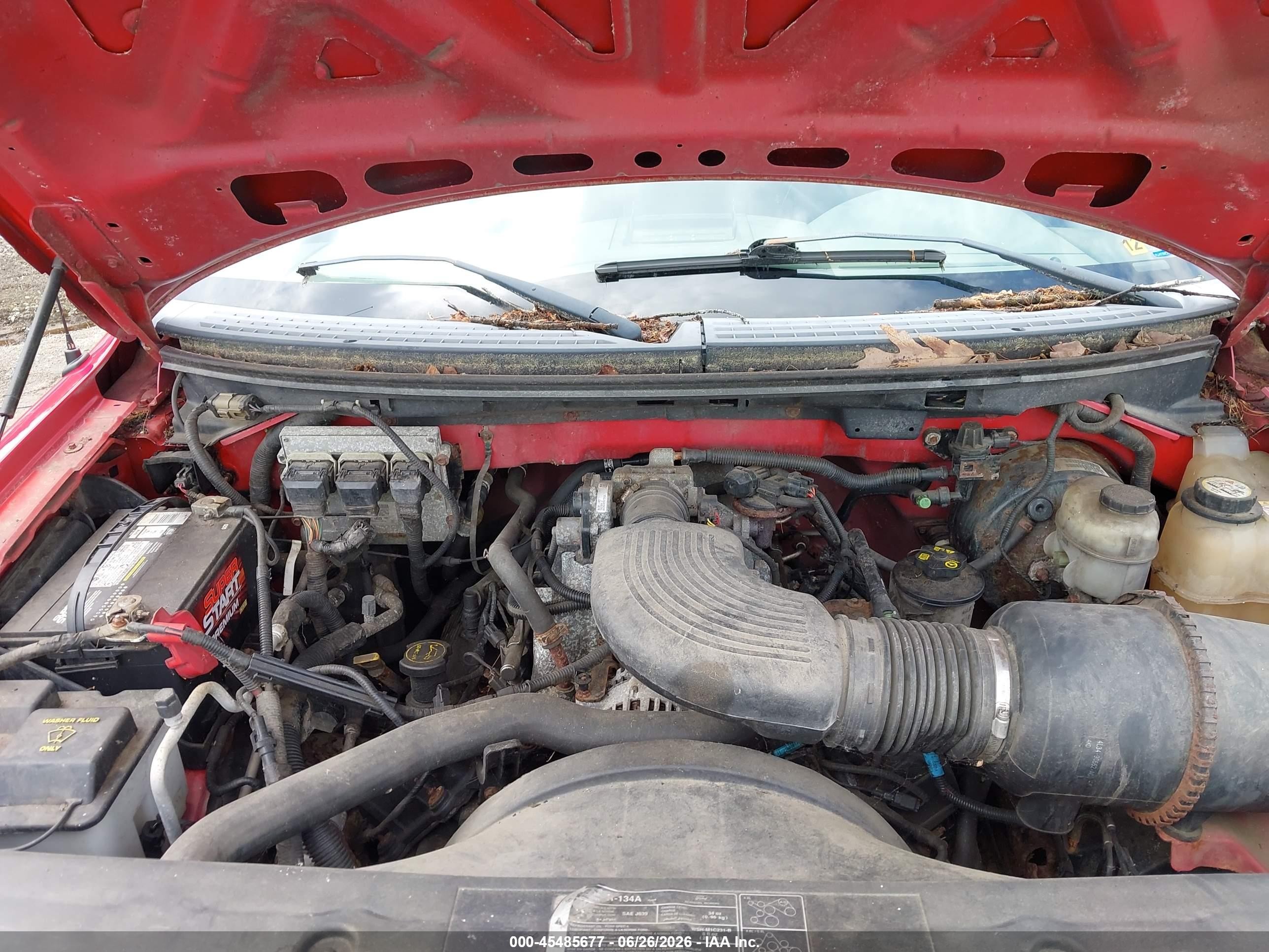 2005 Ford F-150 Stx/xl/xlt Red vin: 1FTRX14W85FA23912