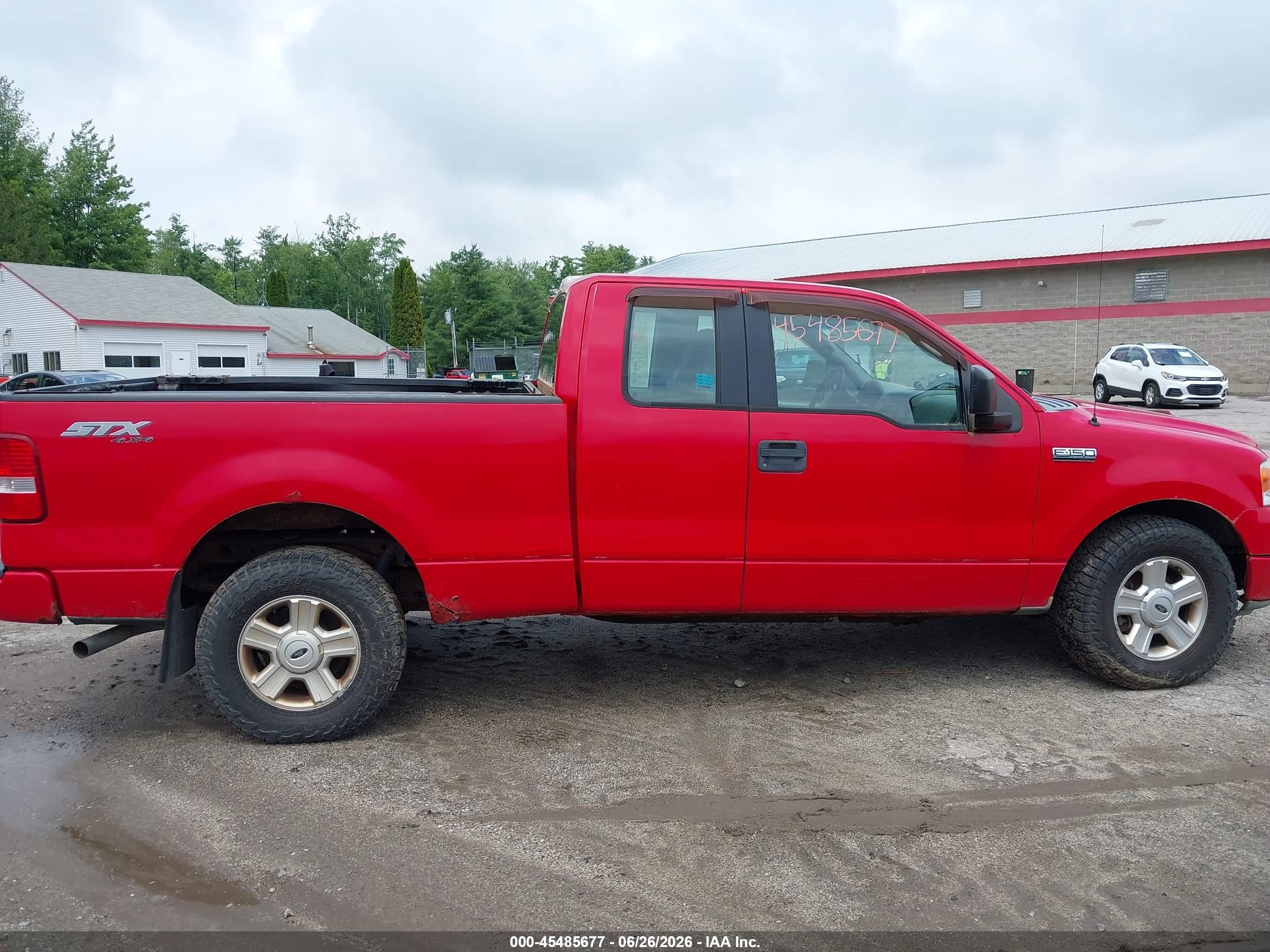 2005 Ford F-150 Stx/xl/xlt Red vin: 1FTRX14W85FA23912