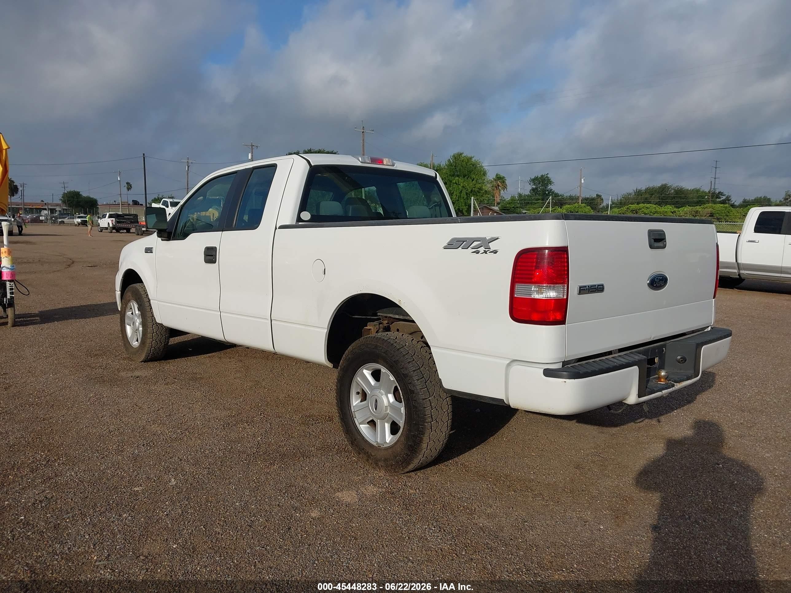 2005 Ford F-150 Stx/xl/xlt White vin: 1FTRX14W85FB19796