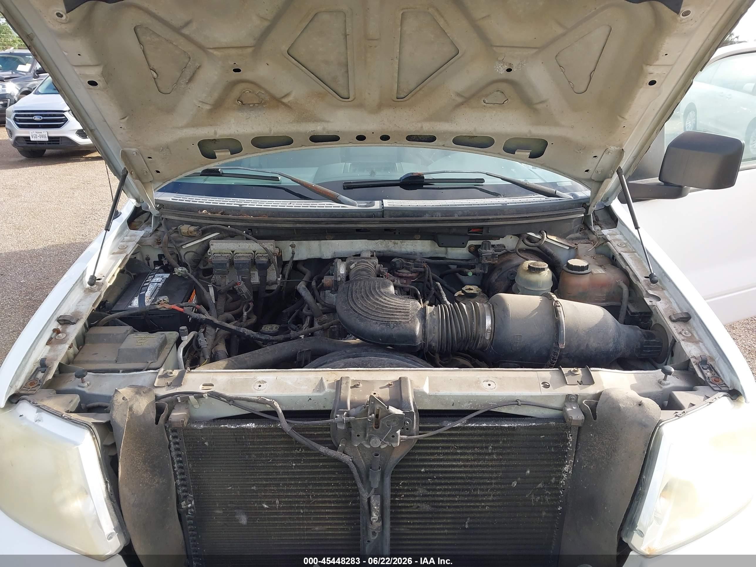 2005 Ford F-150 Stx/xl/xlt White vin: 1FTRX14W85FB19796