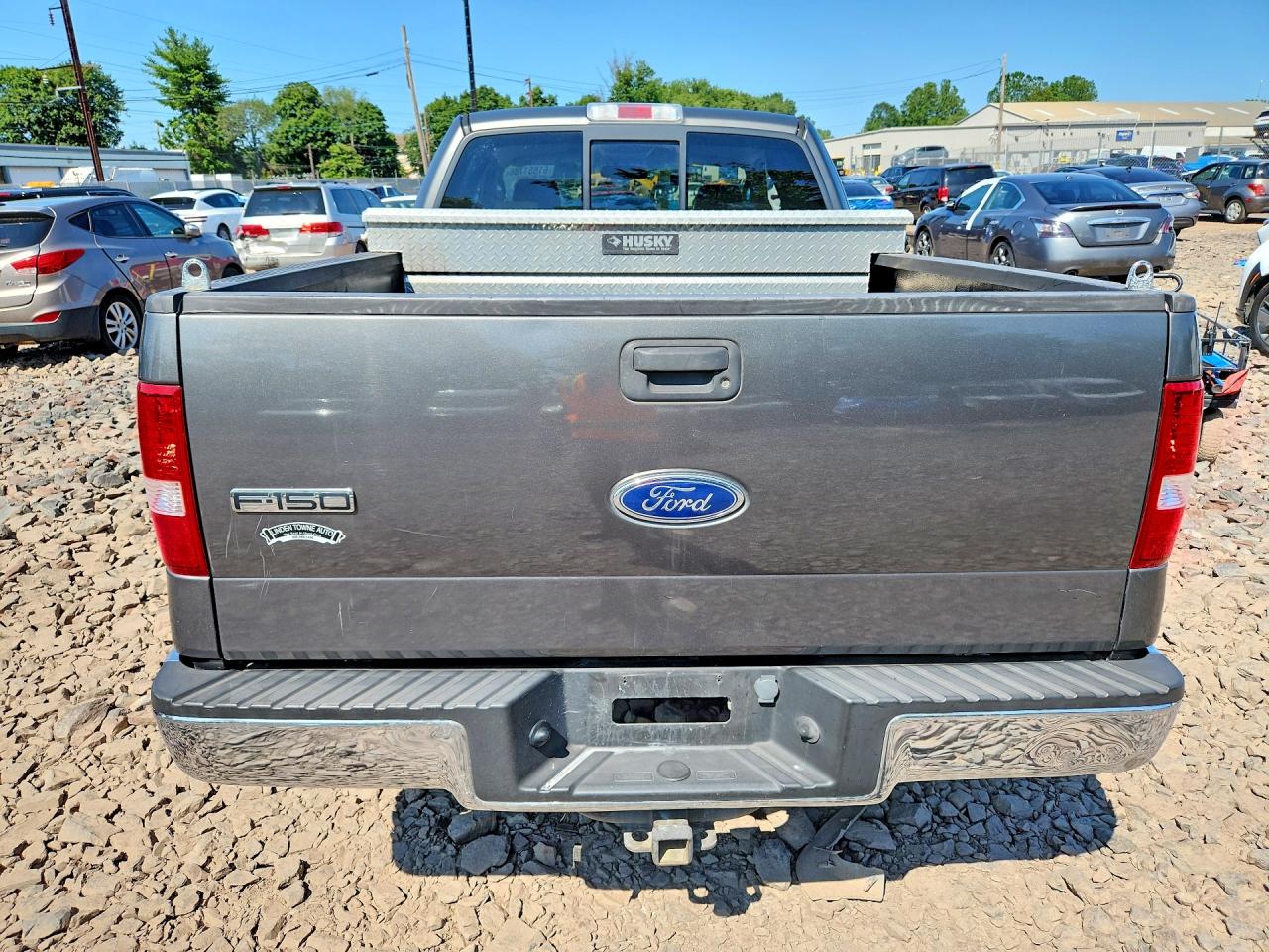 2005 Ford F150 Gray vin: 1FTRX14W85NA75272