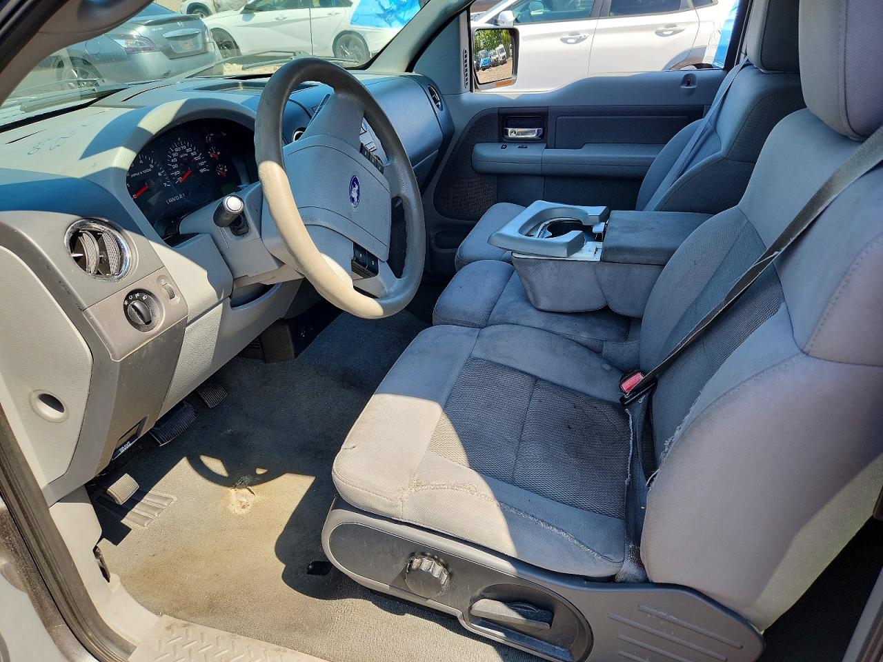 2005 Ford F150 Gray vin: 1FTRX14W85NA75272