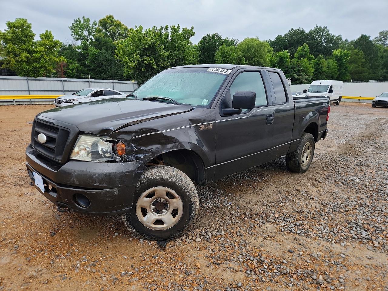 2006 Ford F150 Gray vin: 1FTRX14W86KB22626