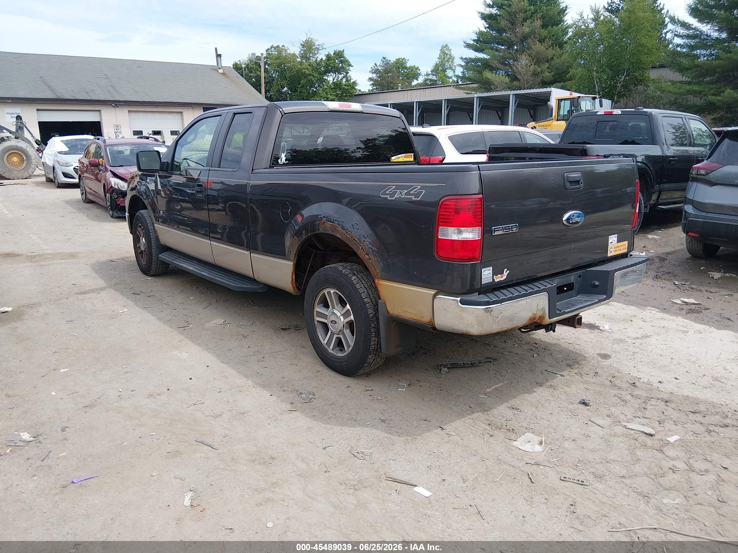 2007 Ford F-150 Fx4/stx/xl/xlt Gray vin: 1FTRX14W87FB53255