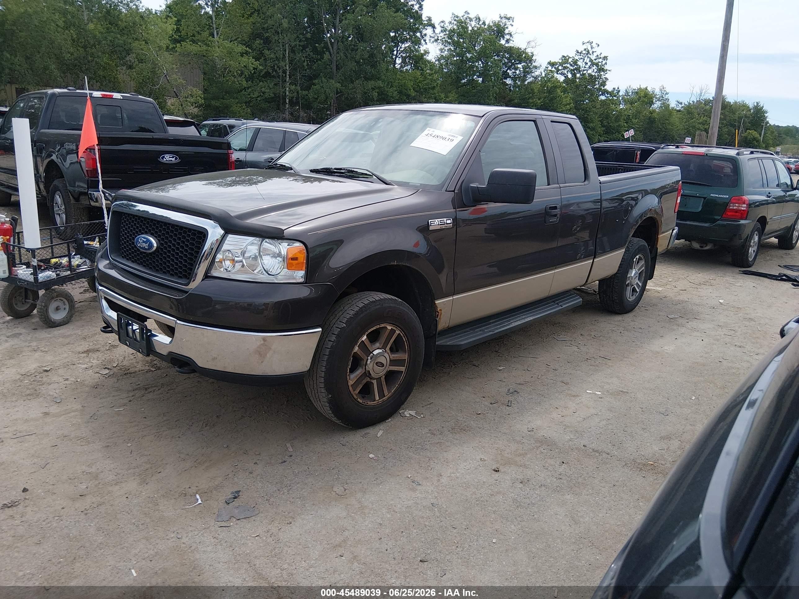 2007 Ford F-150 Fx4/stx/xl/xlt Gray vin: 1FTRX14W87FB53255