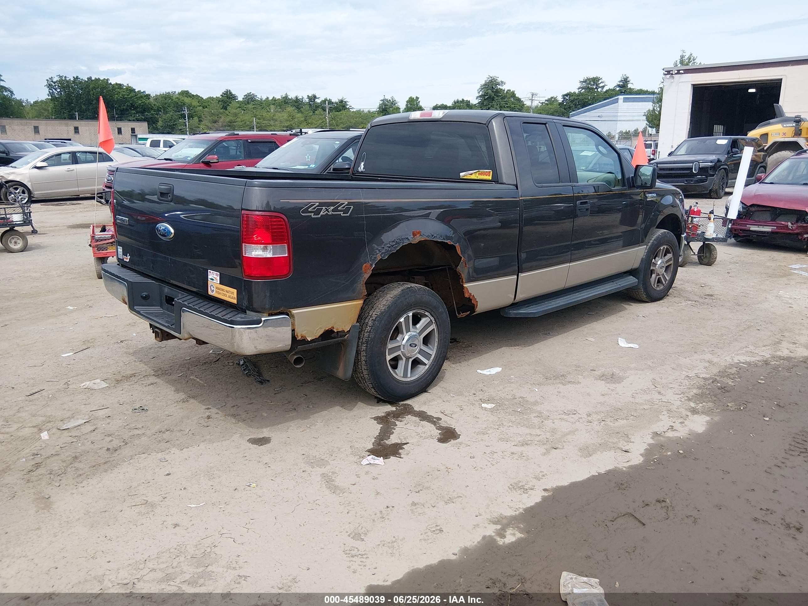 2007 Ford F-150 Fx4/stx/xl/xlt Gray vin: 1FTRX14W87FB53255