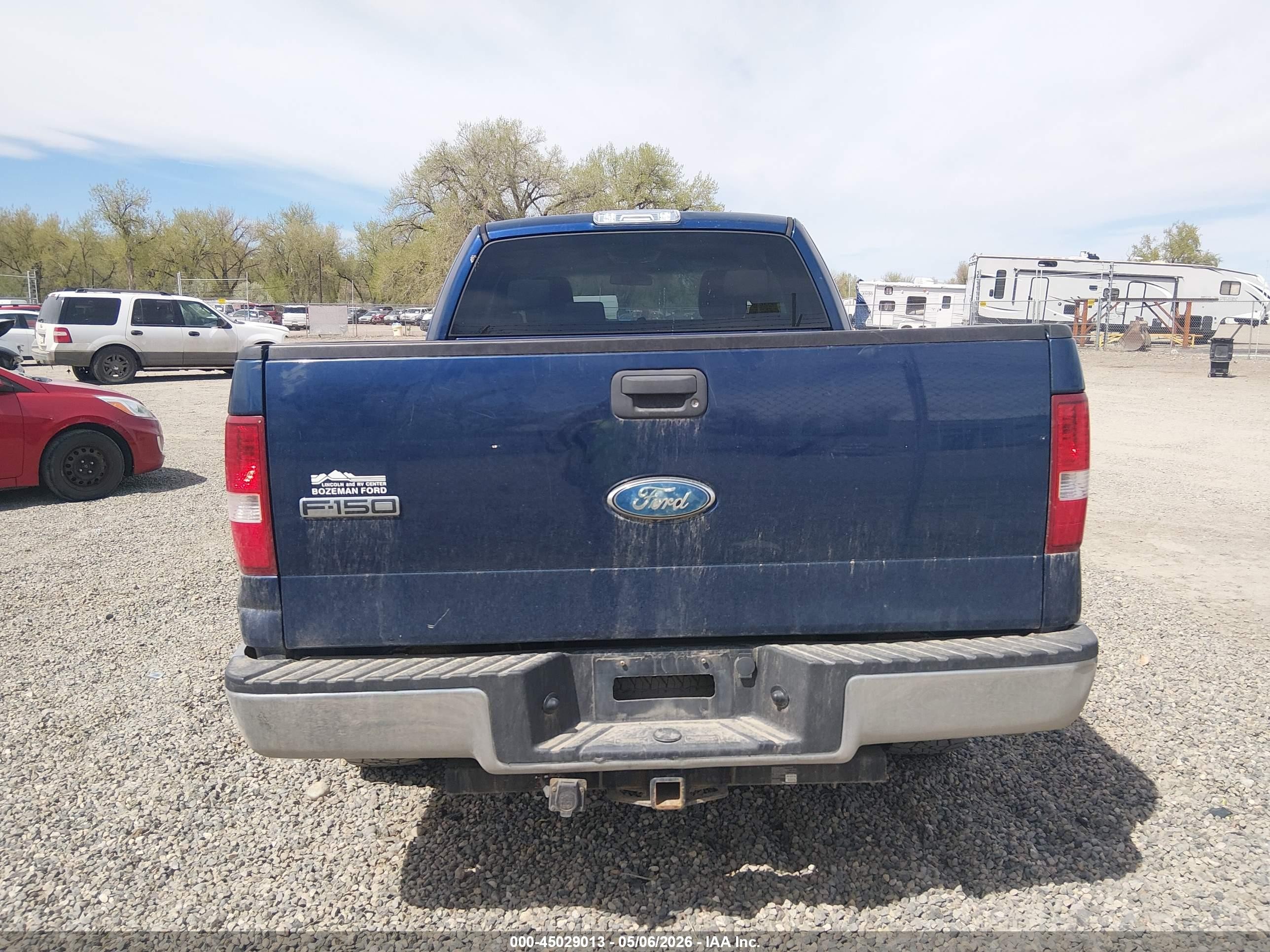 2008 Ford F-150 Xlt Dark Blue vin: 1FTRX14W88FA86710