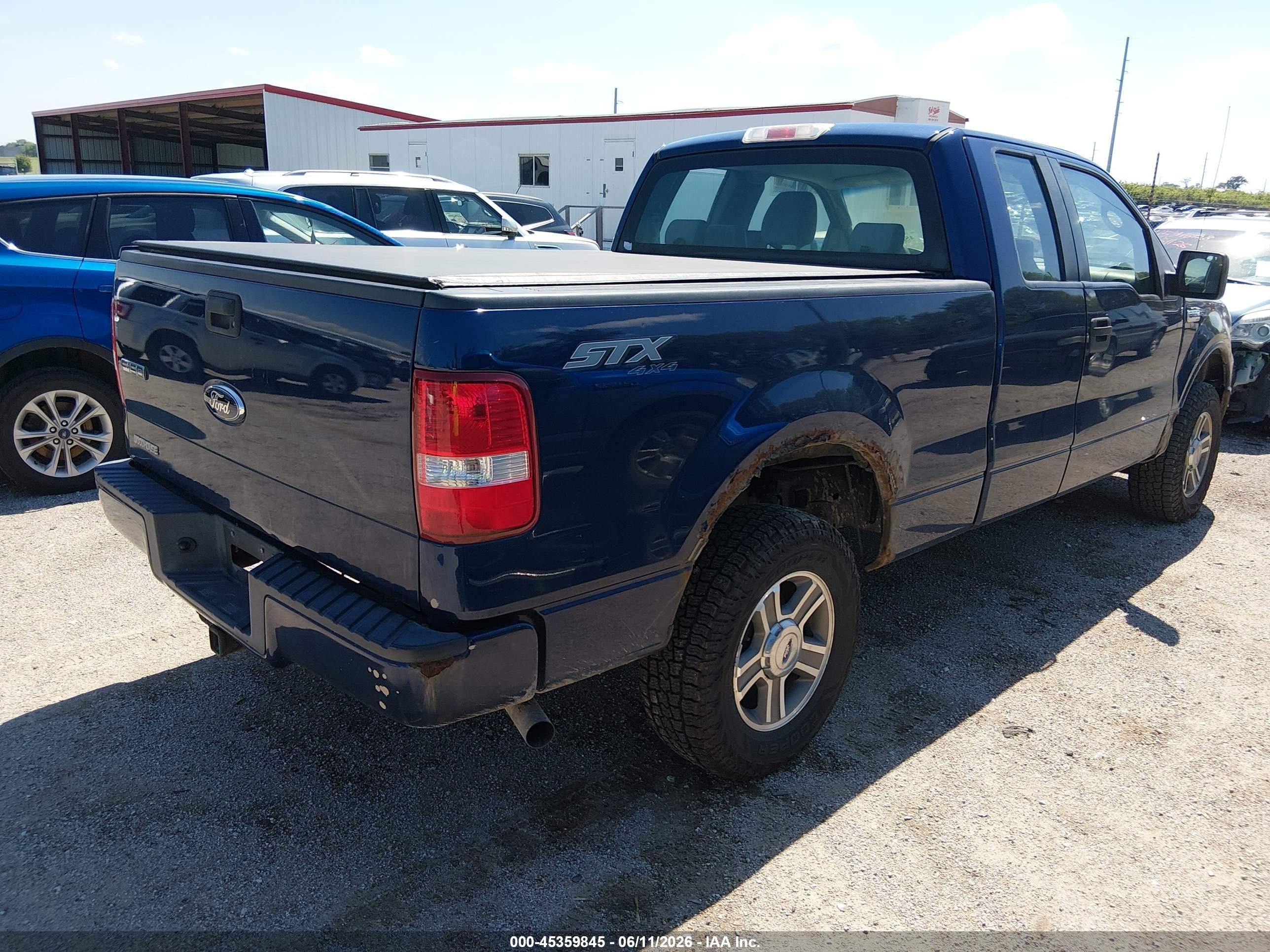 2008 Ford F-150 60th Anniversary/stx/xl/xlt Blue vin: 1FTRX14W88FB45285